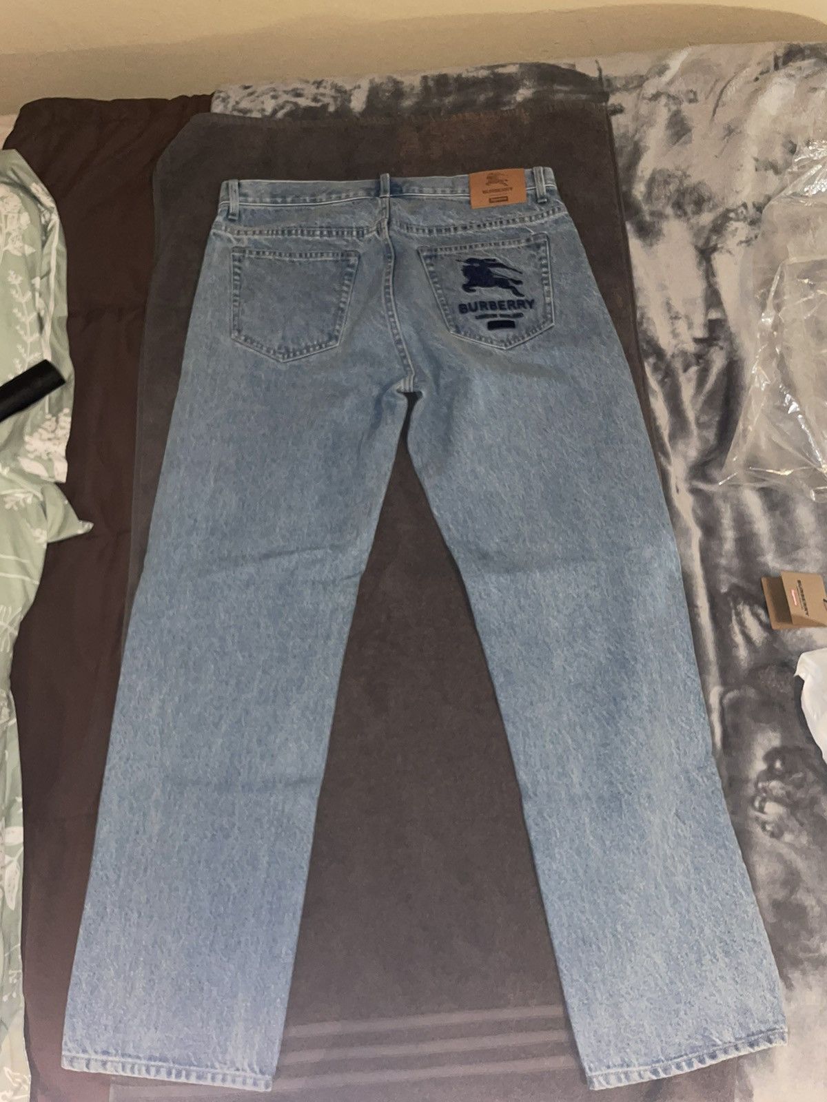 Burberry × Supreme Supreme Burberry Regular Jeans | Grailed