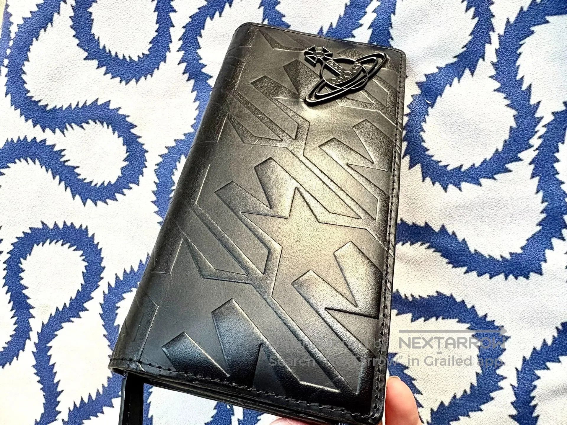 Vivienne Westwood Vivienne Westwood Black Leather Saturn Long Wallet. Size ONE SIZE - 2 Thumbnail