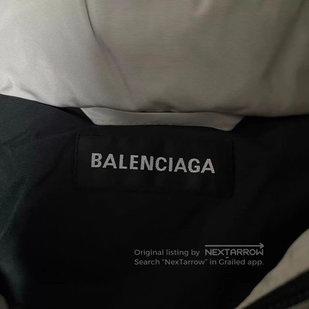 Balenciaga White Puffer Jacket - Size S. Size US S / EU 44-46 / 1 - 3 Thumbnail