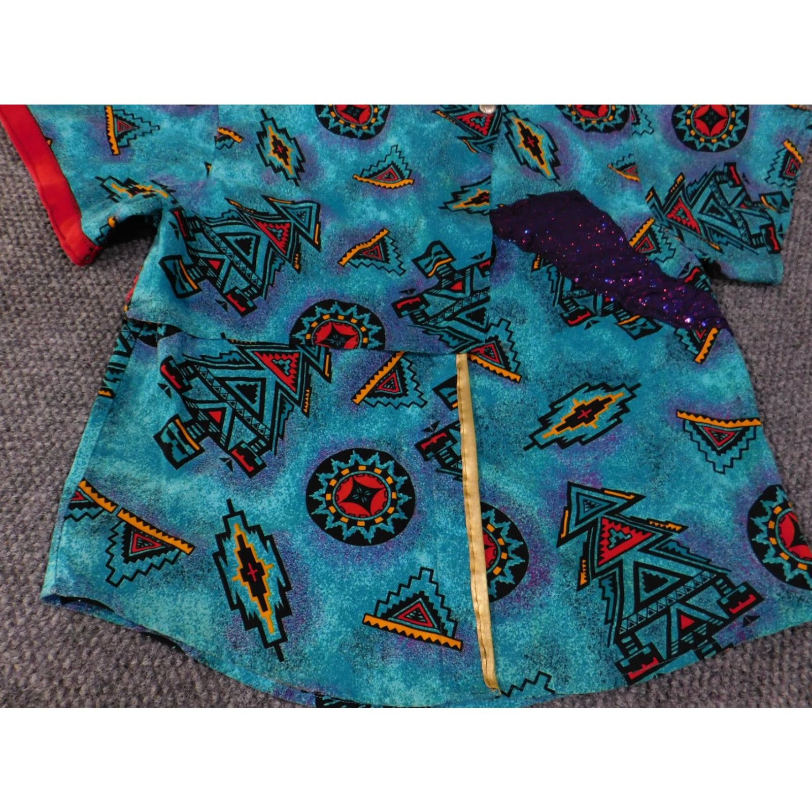 Wrangler VINTAGE Wrangler Shirt Mens XL Blue Aztec Western Cowboy Sequin Rodeo 90s Unique Size US XL / EU 56 / 4 - 6 Thumbnail