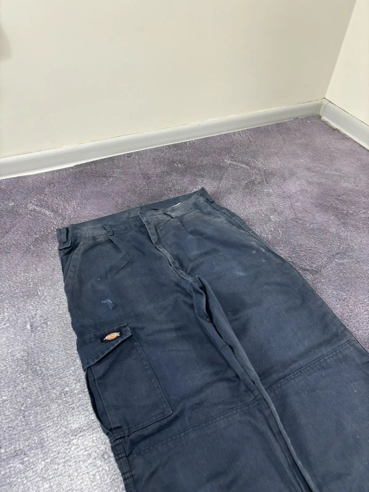 Dickies × Vintage Vintage Dickies American Workwear Navy Hype Cargo Pants Size US 32 / EU 48 - 4 Thumbnail