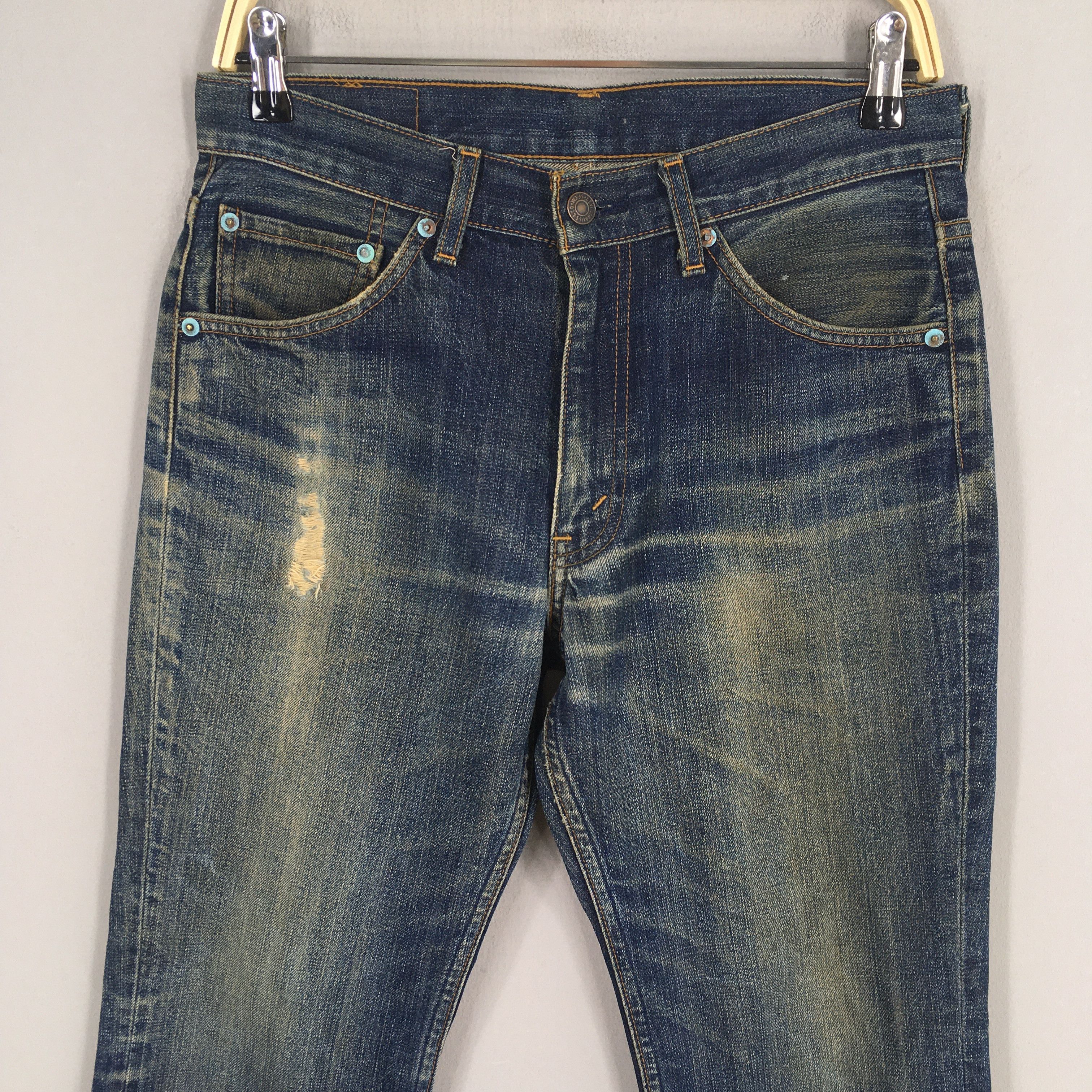 Levi's Size 30x29 Vtg Levis 517 Stonewash Flare Bootcut Jeans S82 Size US 30 / EU 46 - 2 Thumbnail