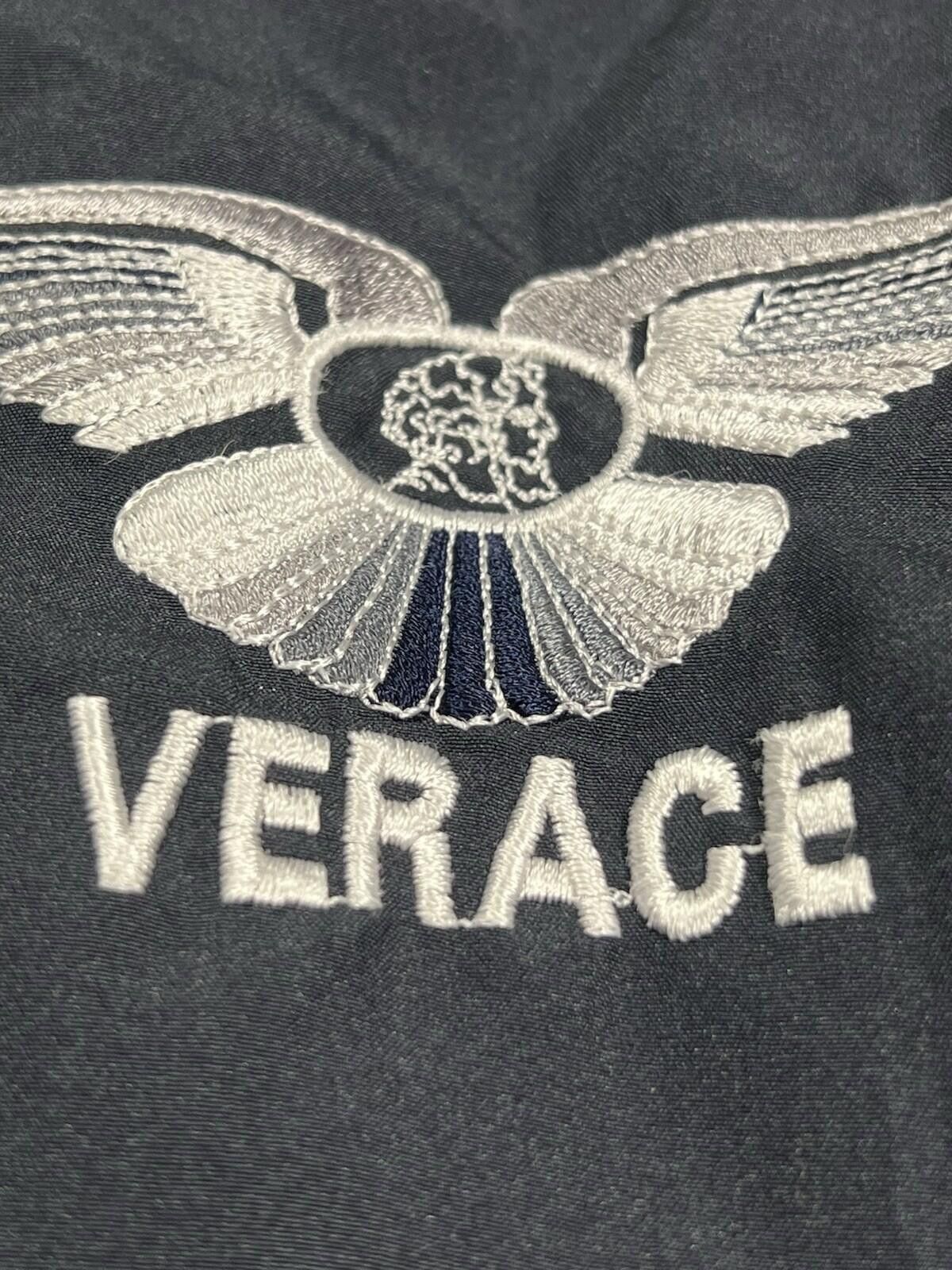 Versace Vintage Verace Style Windbreaker Jacket Black Yellow L #9 Size US L / EU 52-54 / 3 - 4 Thumbnail