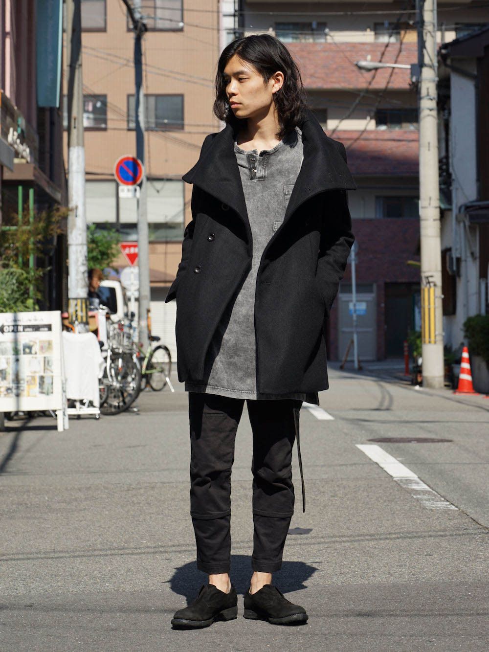 The Viridi-anne 17AW Melton High Neck Coat - JP 2 Fits US M-S Size US M / EU 48-50 / 2 - 11 Thumbnail