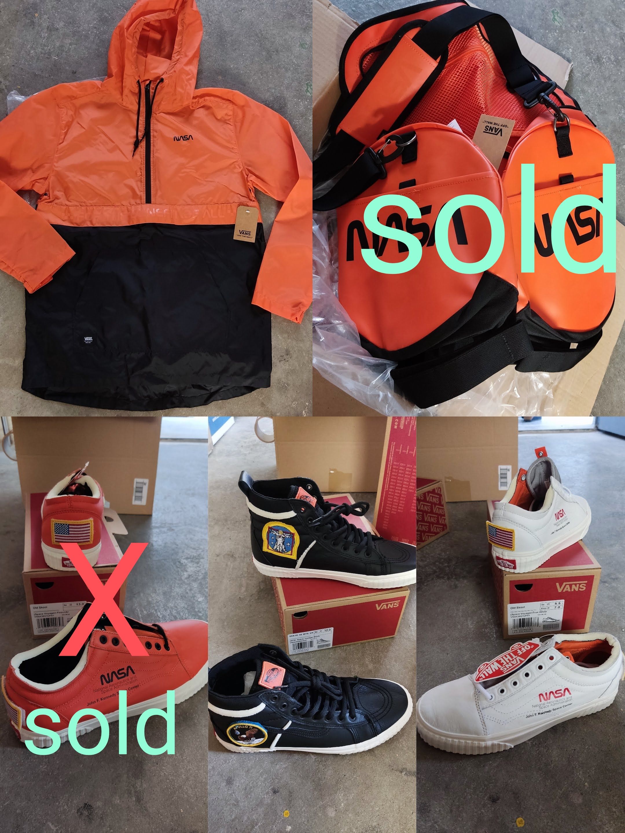 Vans VANS X NASA LIMITED USA old school SK8-HI Gr. 46 MTE-DX Size US 12 / EU 45 - 3 Thumbnail