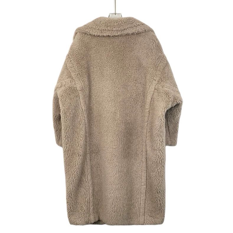 Max Mara Max Mara Teddy Apricot Alpaca Teddy Lapel Double-Breasted Size S / US 4 / IT 40 - 2 Thumbnail