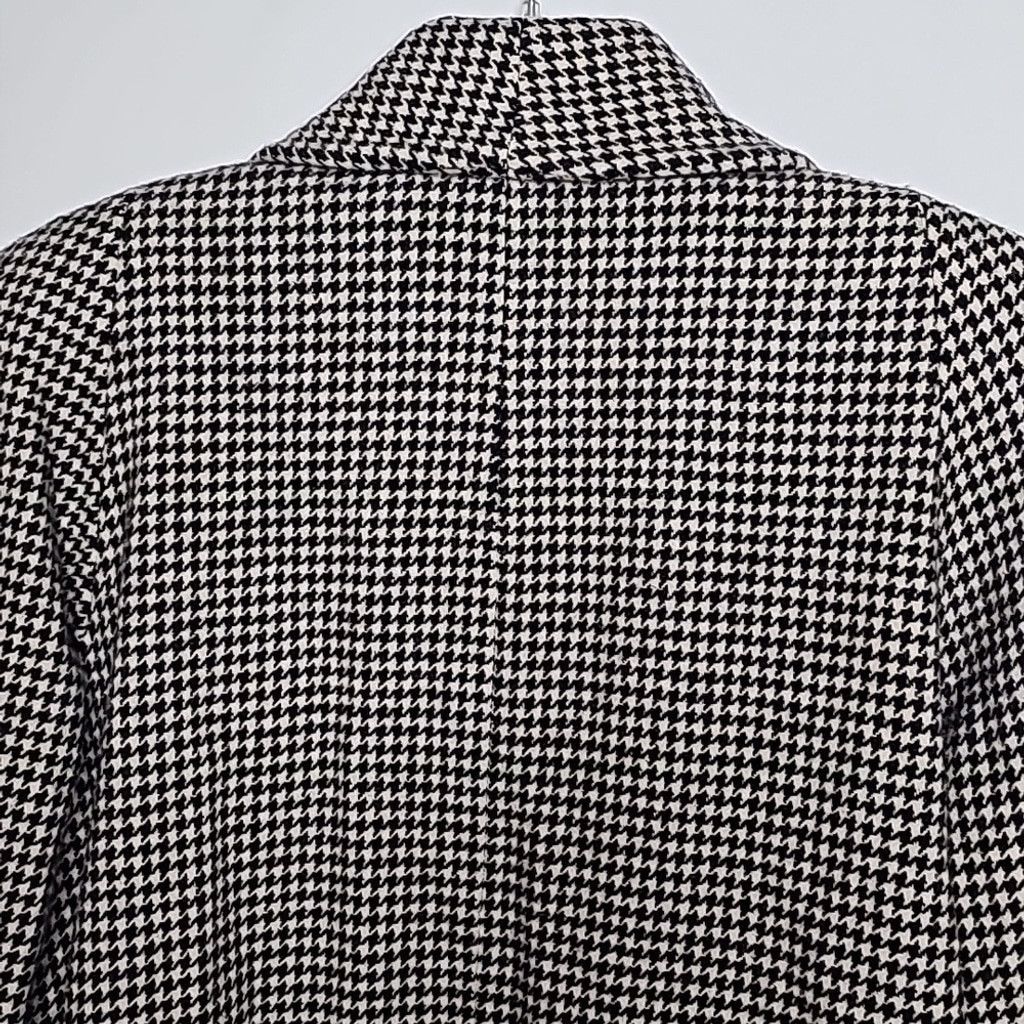 Preston & York Preston & York VINTAGE houndstooth 70% wool coat jacket sz L Size L / US 10 / IT 46 - 4 Thumbnail