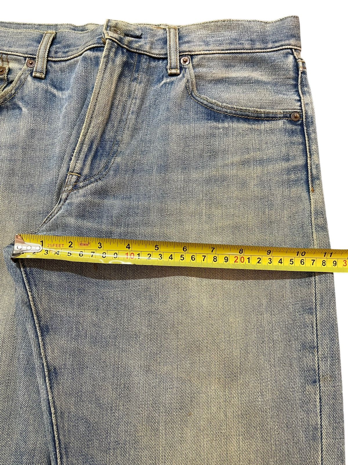 Uniqlo Vintage Japanese Uniqlo Mud Faded Wash Style Loose Jeans Size US 32 / EU 48 - 15 Thumbnail