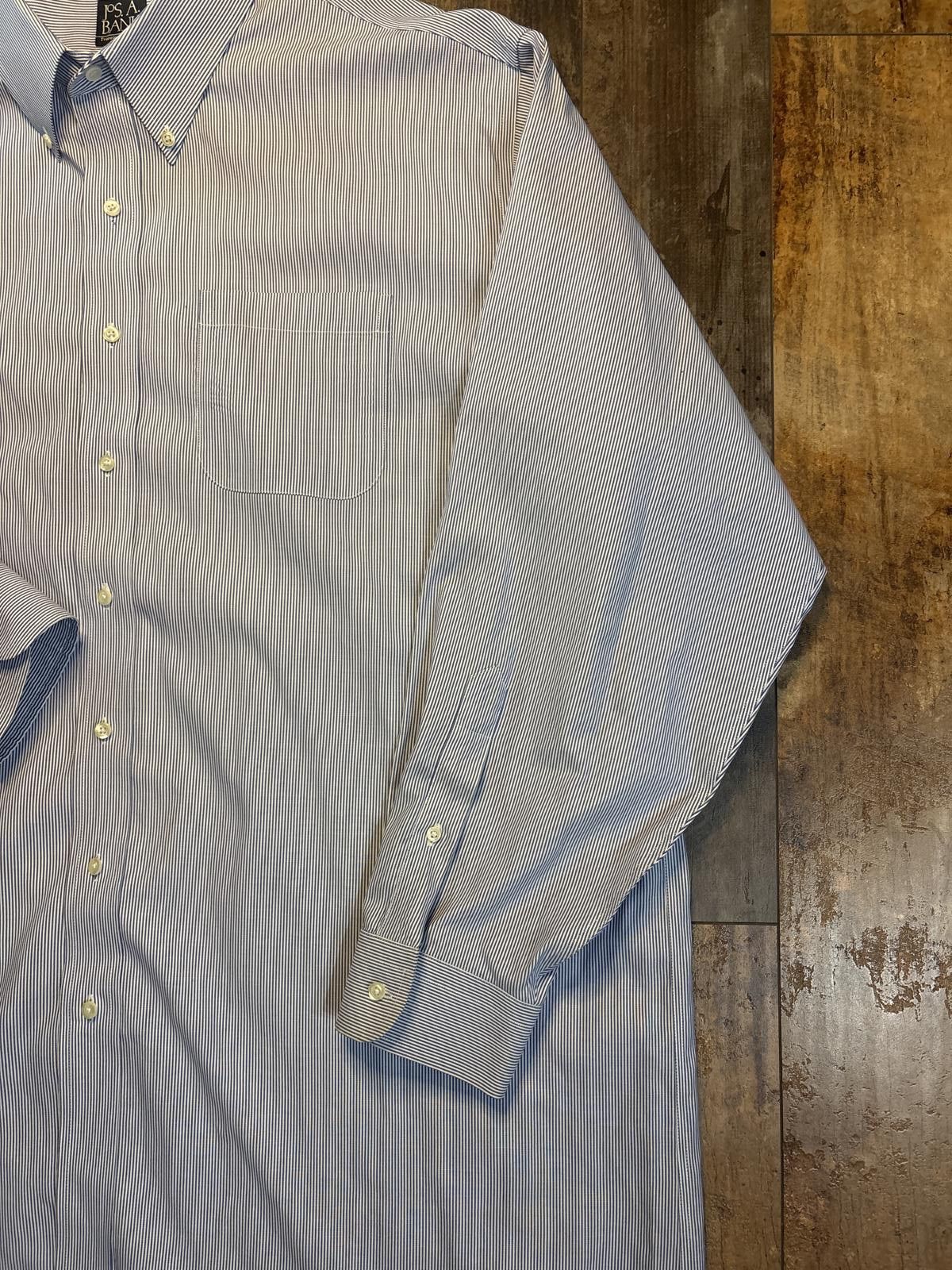 Jos. A. Bank Jos. A. Bank Men's Light Blue Button-Down Dress Shirt Size US M / EU 48-50 / 2 - 3 Thumbnail