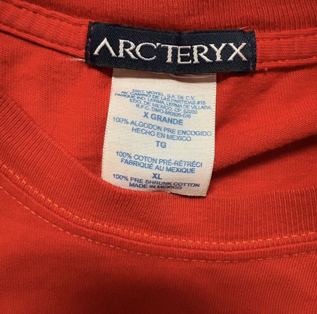 Arc'teryx Vintage Arc'teryx red dyed t shirt Size US XL / EU 56 / 4 - 3 Thumbnail
