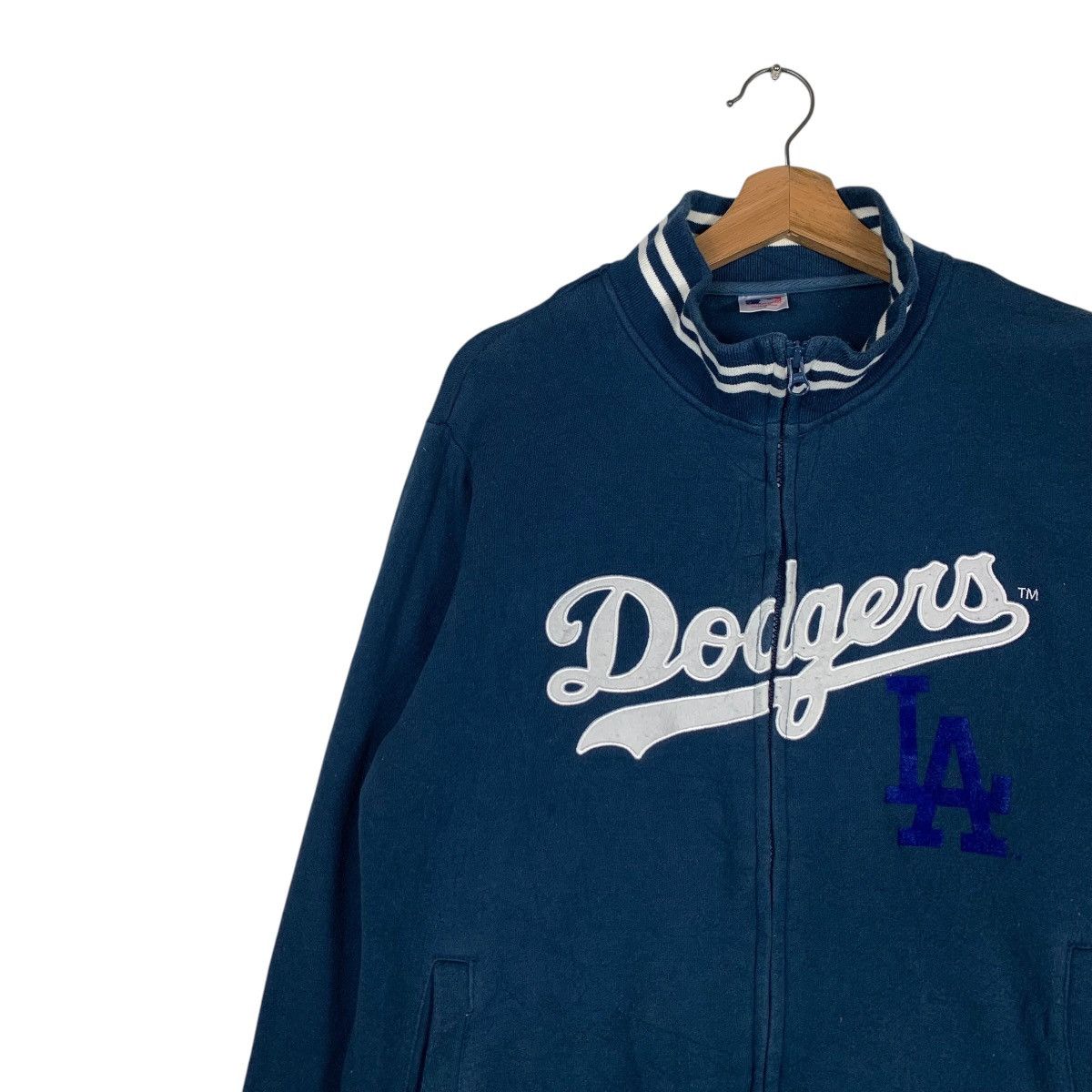 MLB MLB LA DODGERS Spellout Big Logo Sweater #1439-C65 Size US L / EU 52-54 / 3 - 6 Thumbnail