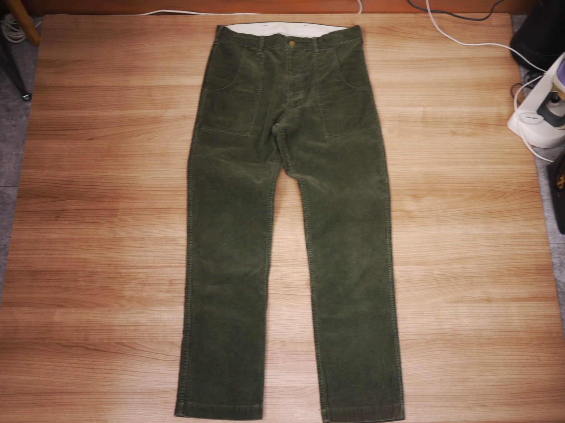 Visvim VISVIM SCUP PANTS CORDS GREEN Size 2 Size US 32 / EU 48 - 1 Thumbnail