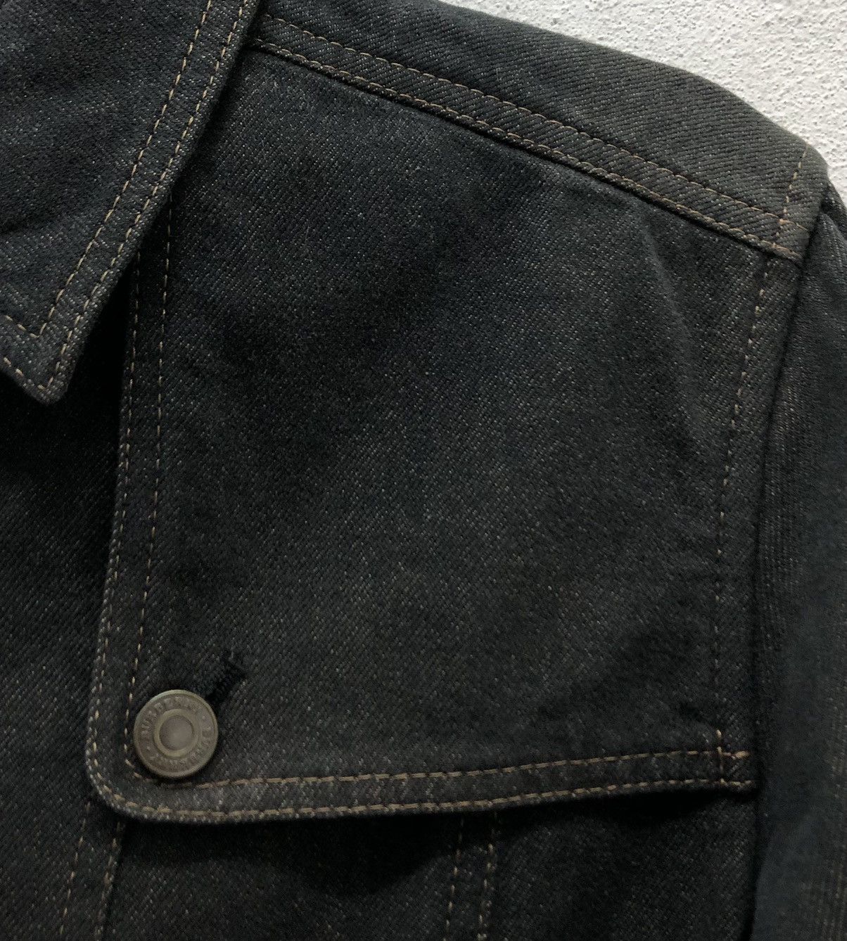 Burberry × Vintage Burberry London Women's Black Denim Jacket Size US M / EU 48-50 / 2 - 5 Thumbnail