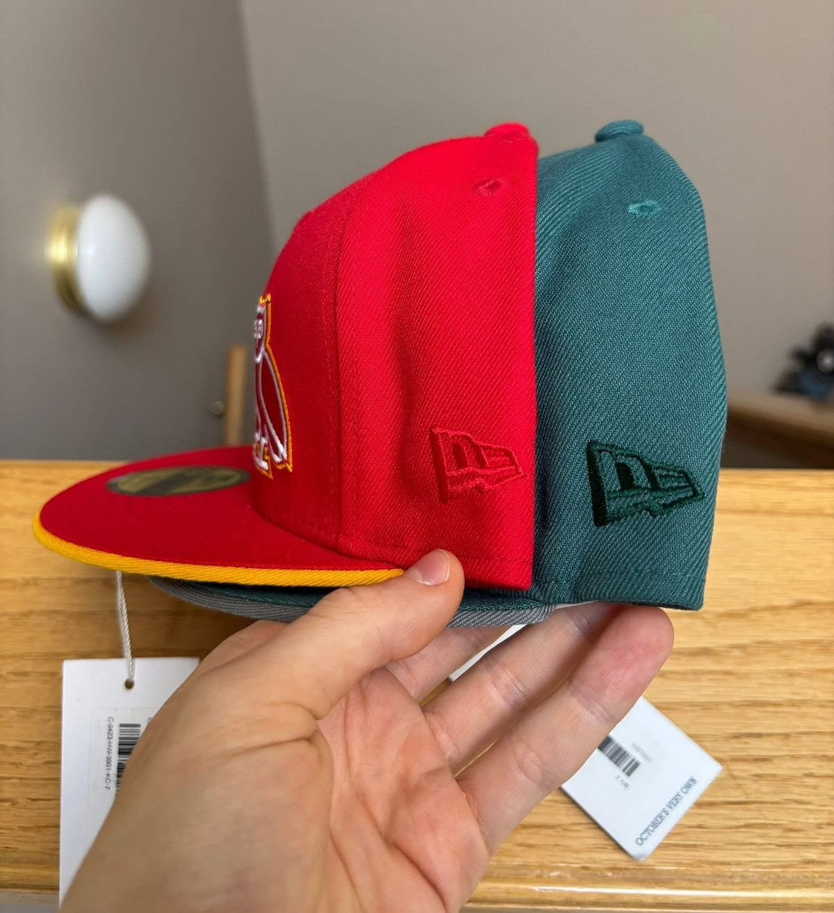 NFL × New Era × October's Very Own OVO x Philadelphia Eagles x New Era Fitted Hat - Size: 8 Size ONE SIZE - 2 Thumbnail