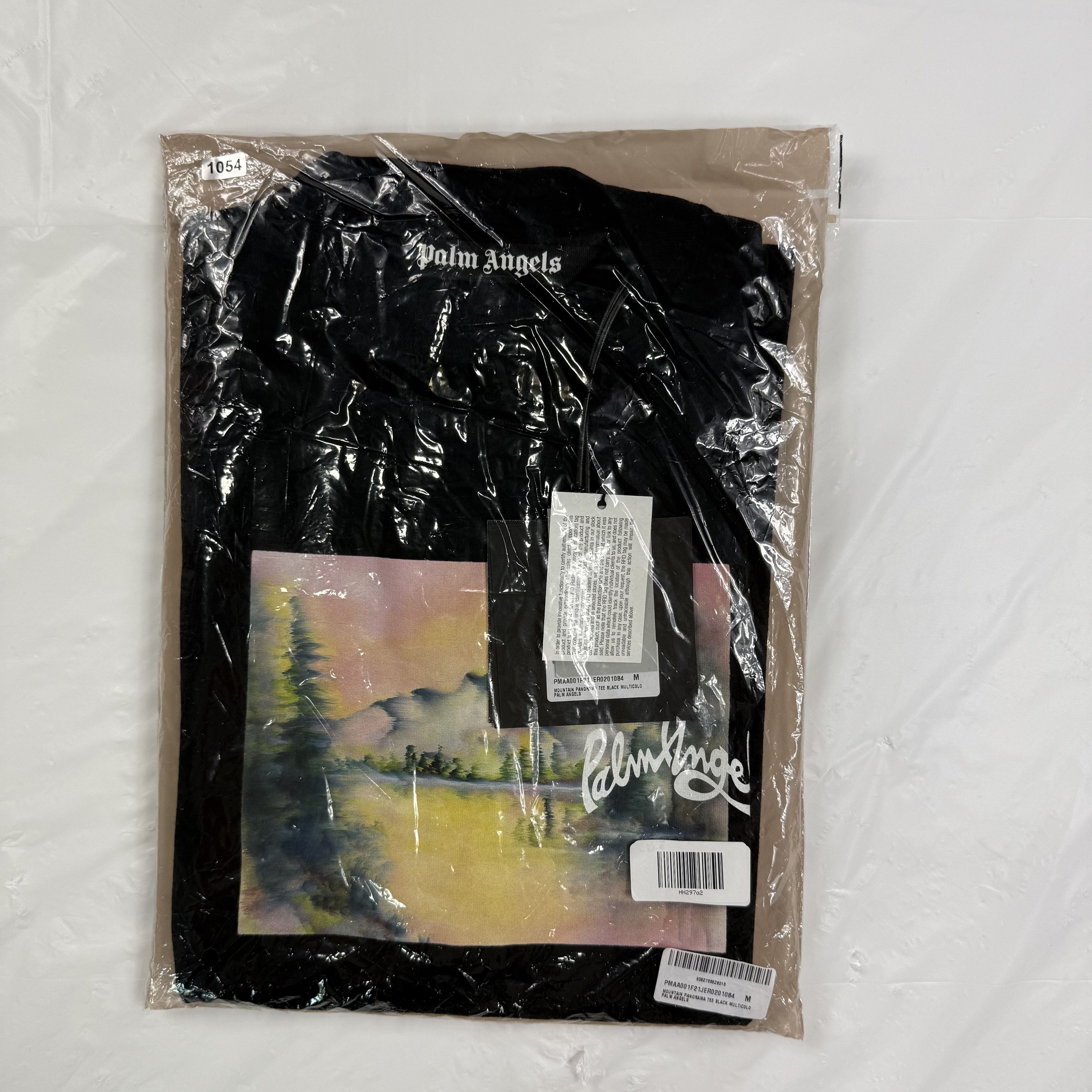 Palm Angels Palm Angels Mountain Panorama Black Graphic T-Shirt Mens M Size US M / EU 48-50 / 2 - 10 Thumbnail
