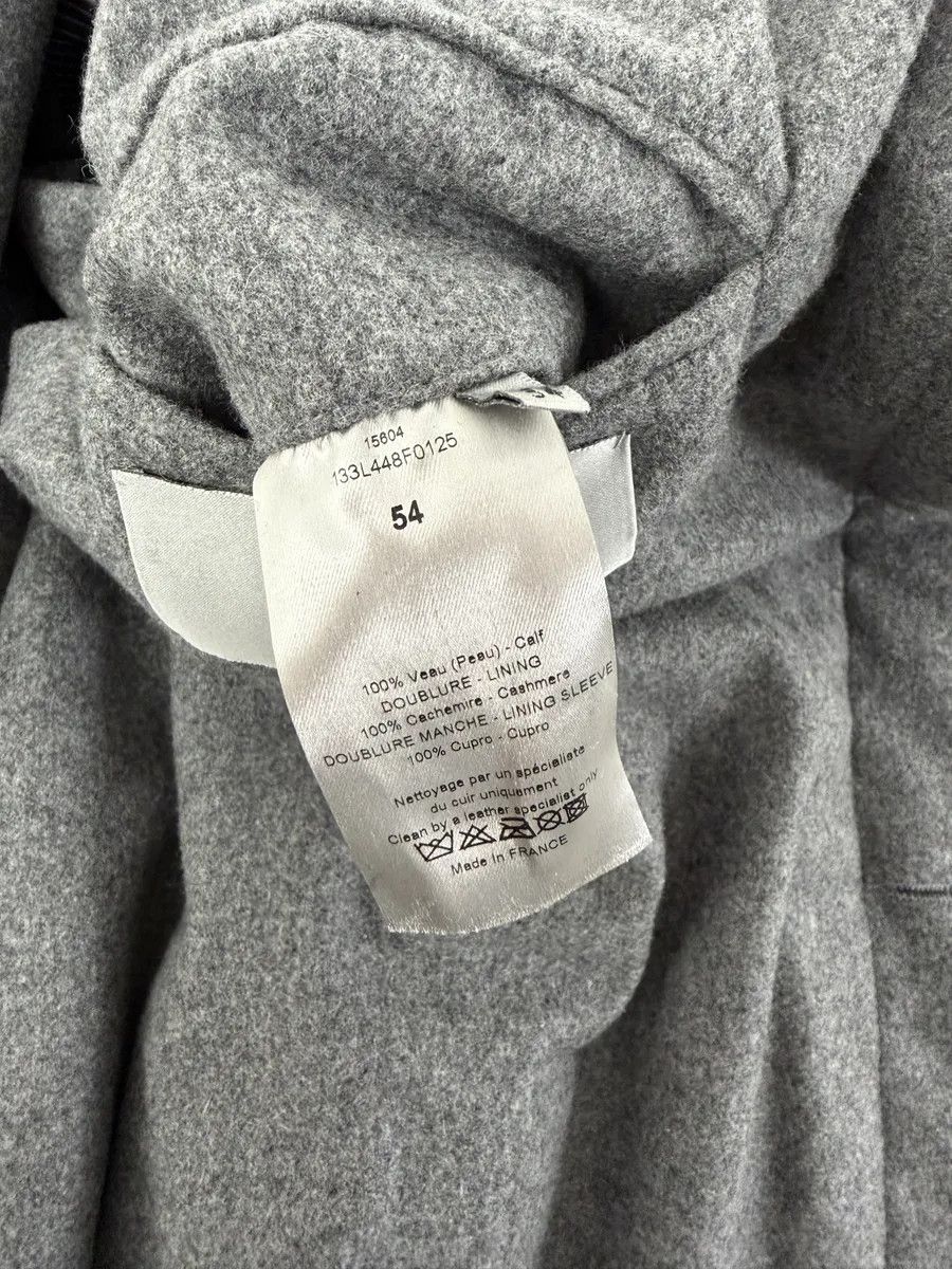 Dior 2010s Dior Black Calf Leather & Cashmere Premium Jacket by Kris Van Assche Size US L / EU 52-54 / 3 - 13 Thumbnail