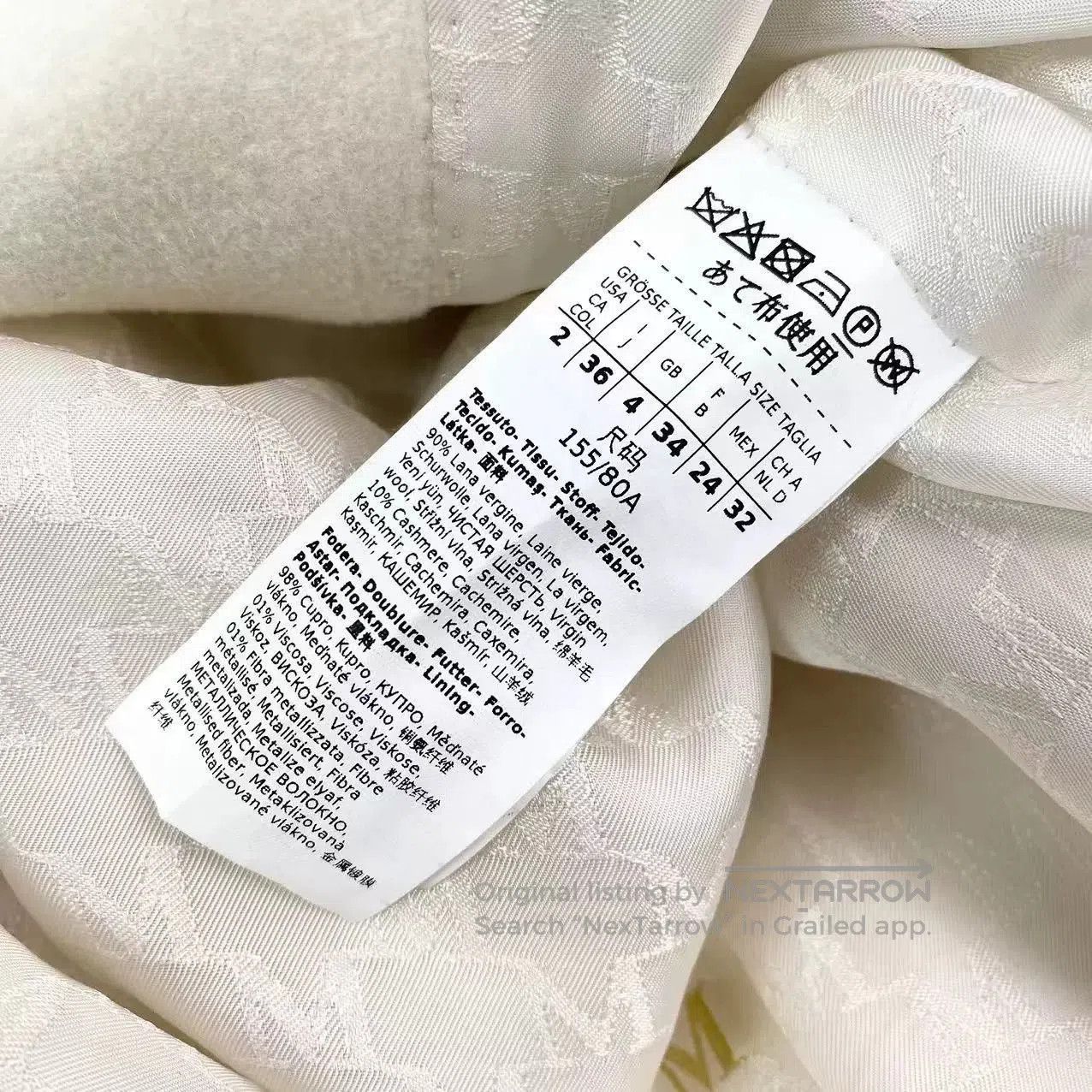 Other Max Mara 101801 White Coat Size 34. Size US XS / EU 42 / 0 - 5 Thumbnail
