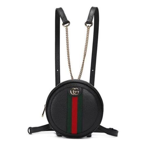 Gucci Gucci Black Ophidia Mini Backpack Size ONE SIZE - 3 Thumbnail