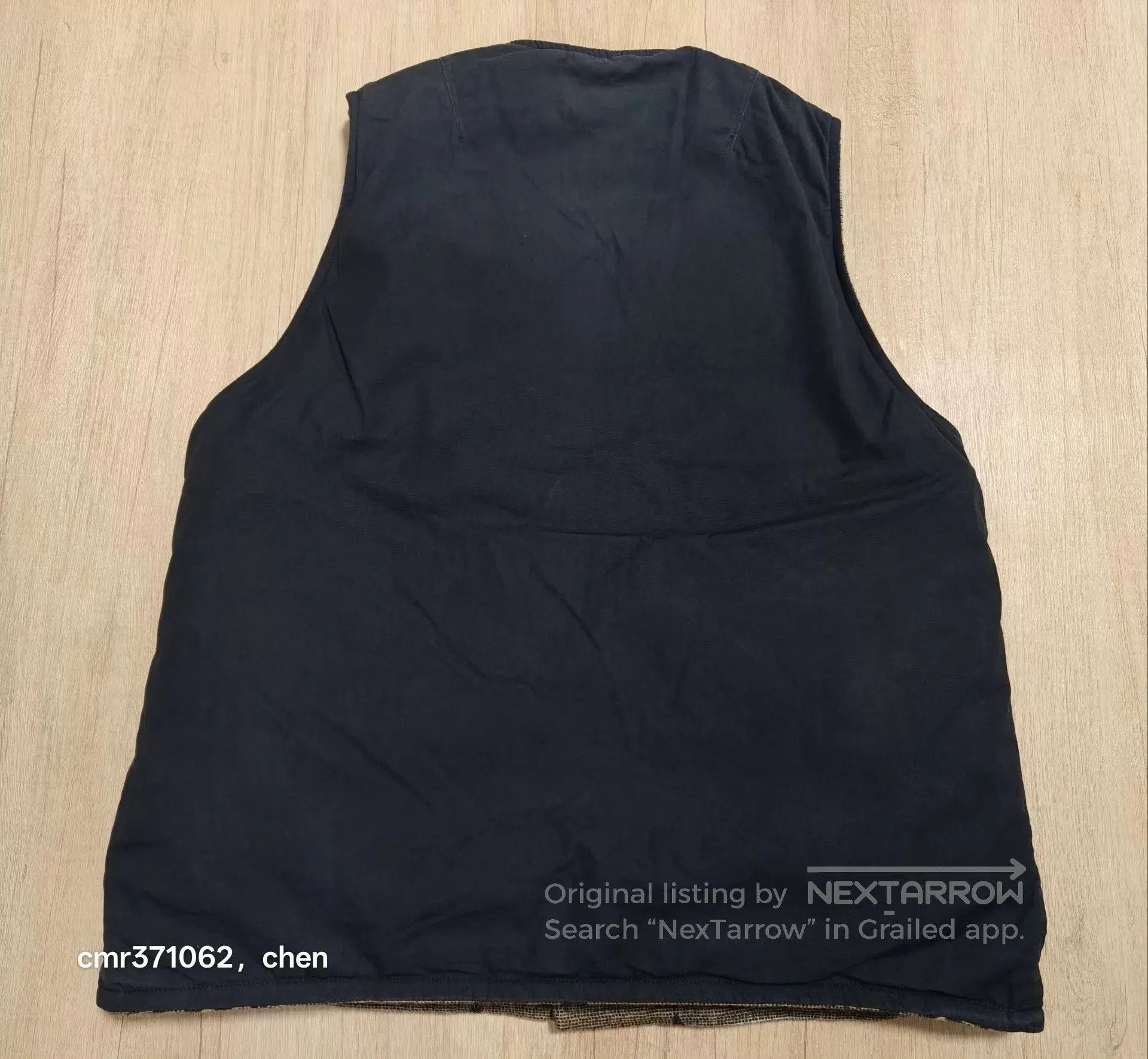 Visvim Black Patterned Sleeveless Vest Size M. Size US M / EU 48-50 / 2 - 6 Thumbnail