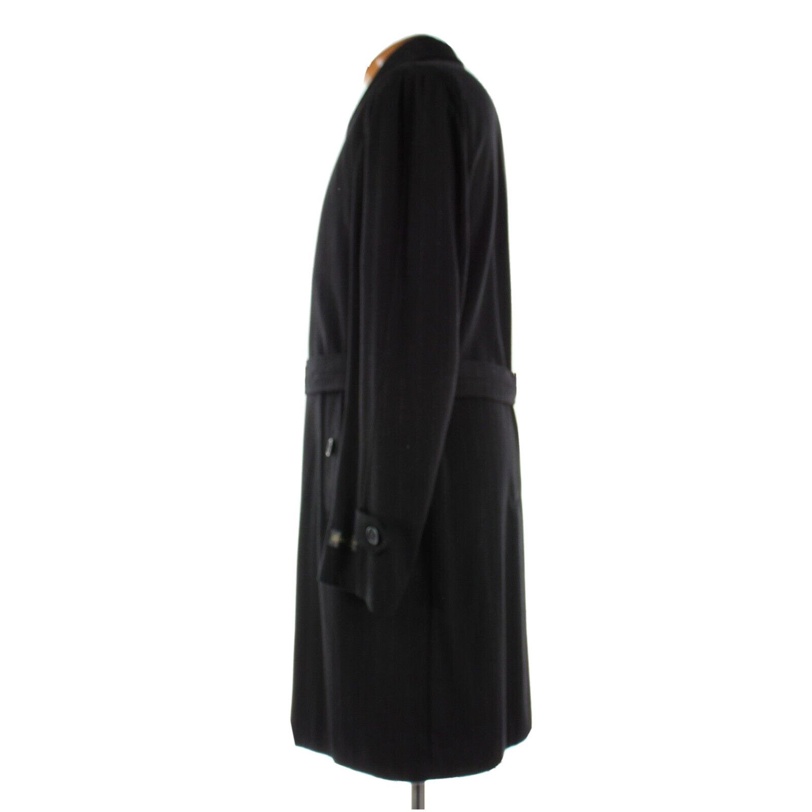Corneliani Corneliani Coat Size L US In Black Wool Size US L / EU 52-54 / 3 - 3 Thumbnail