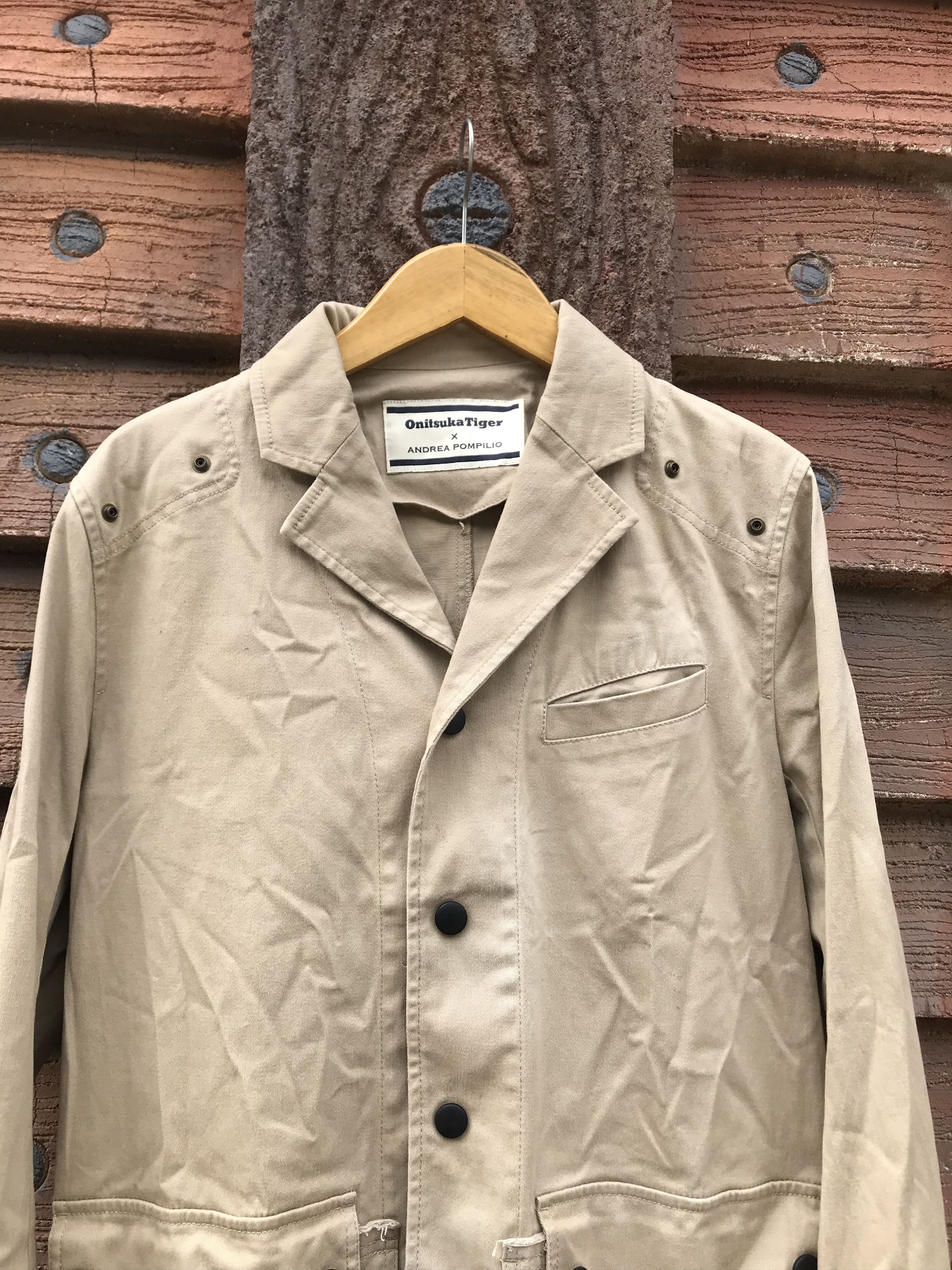 Andrea Pompilio × Japanese Brand × Onitsuka Tiger Onitsuka Tiger x Andrea Pompilio Utility Coat Red Accents Size M / US 6-8 / IT 42-44 - 4 Thumbnail