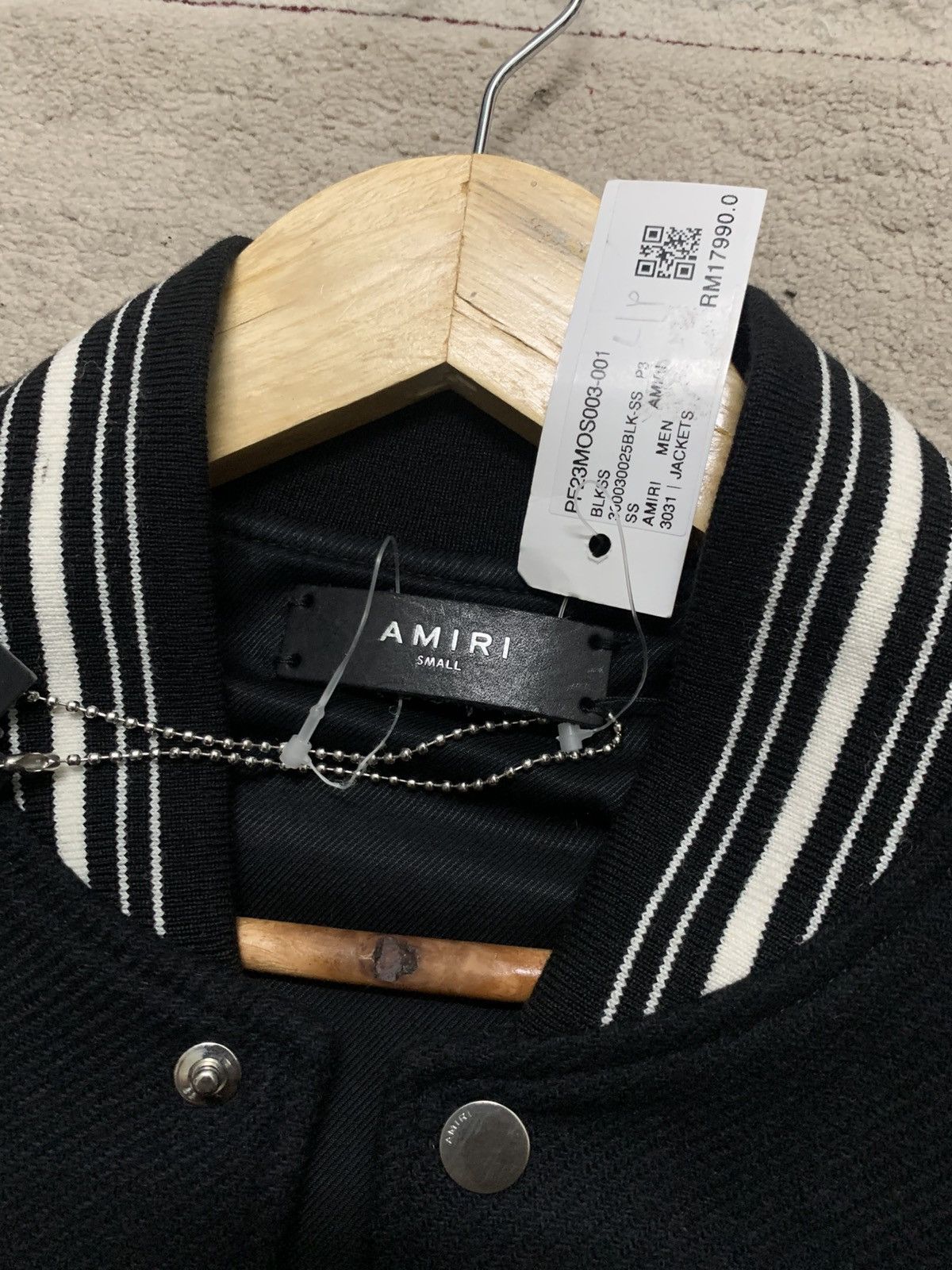 Amiri Amiri varsity bomber leather jacket Size US S / EU 44-46 / 1 - 3 Thumbnail