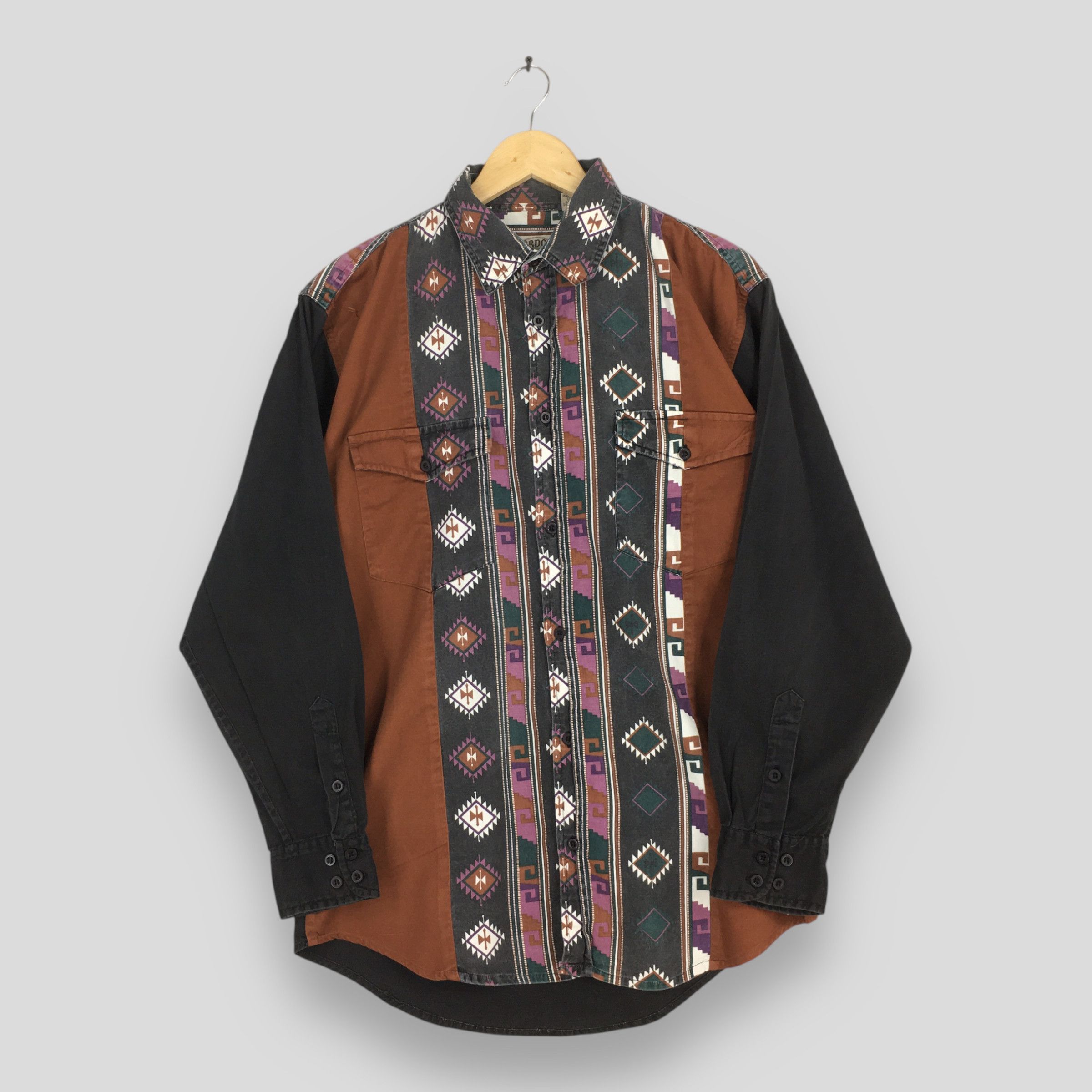 Vintage Vintage 1980's Gordon James Aztec Navajo Pattern Medium Size US M / EU 48-50 / 2 - 1 Thumbnail