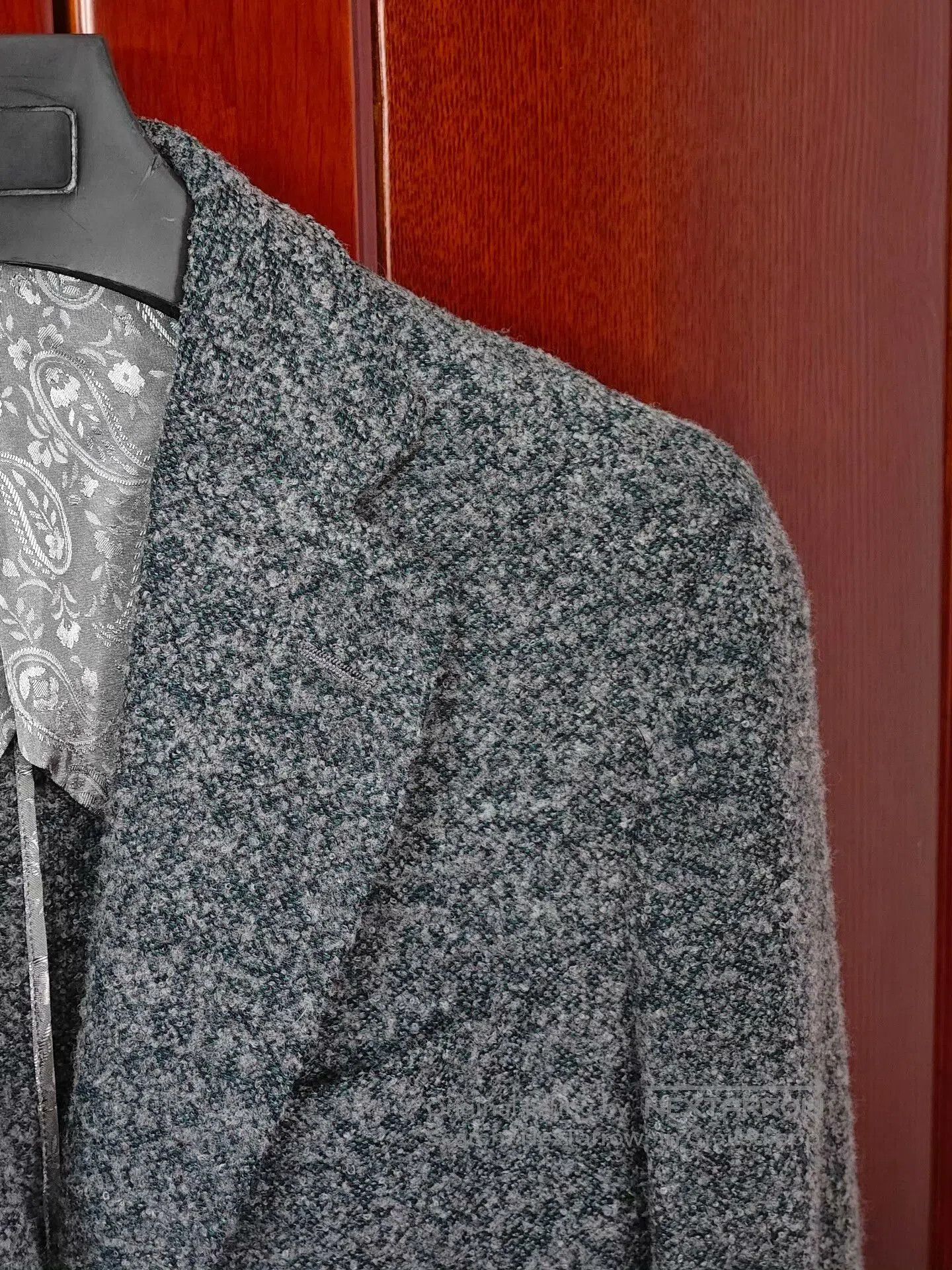 Japanese Brand Custom Italian Wool Blend Suit Jacket. Size US S / EU 44-46 / 1 - 2 Thumbnail