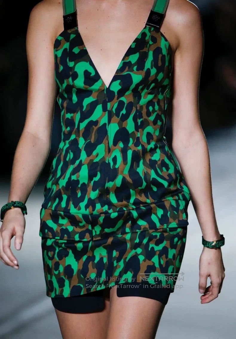 Versace Versace Camouflage dress Size M / US 6-8 / IT 42-44 - 4 Thumbnail