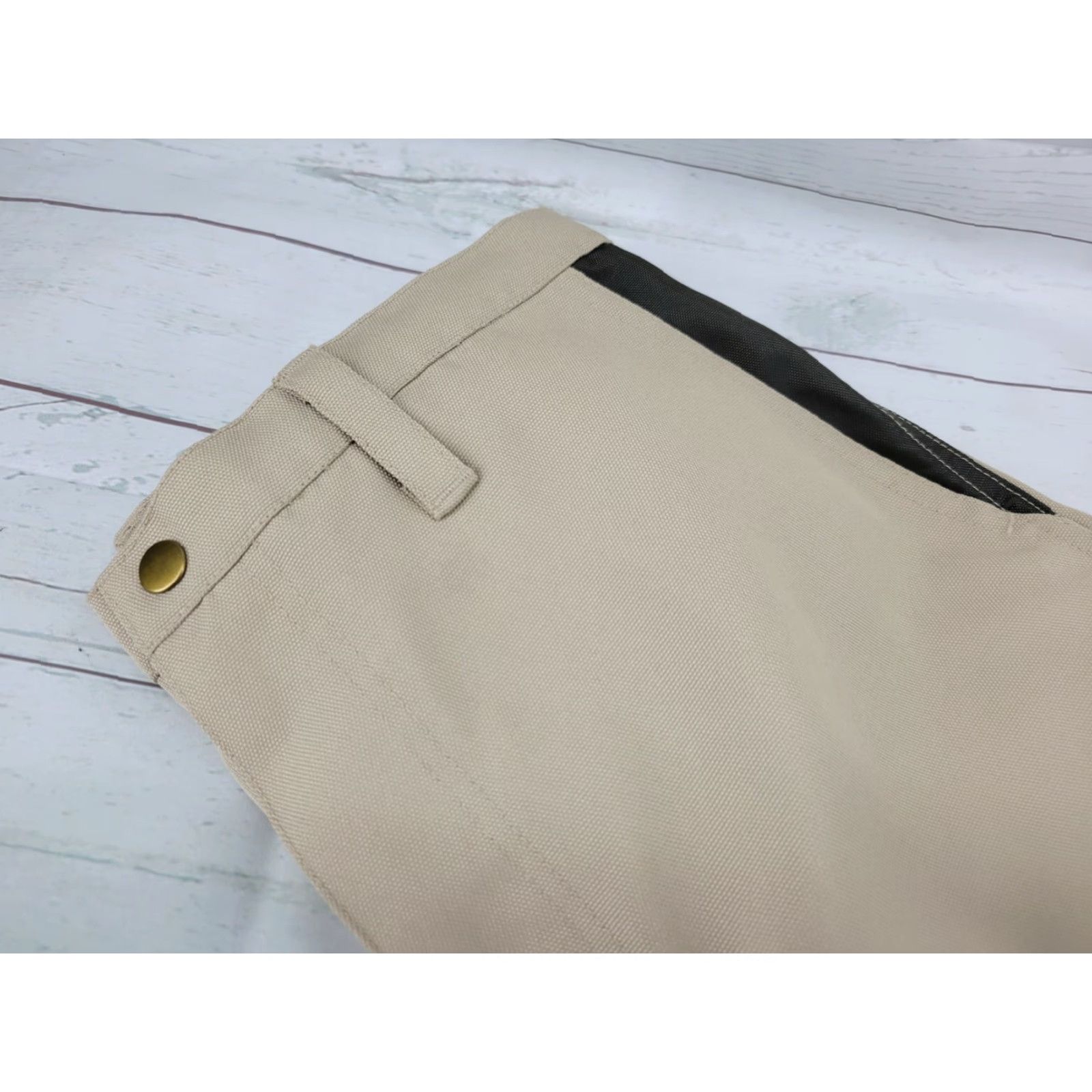Vintage Spartan Mens Medium Pants Hunting 33 x31 Polyester Khaki Cargo Pockets 8.5" Leg Open Size US 33 - 6 Thumbnail