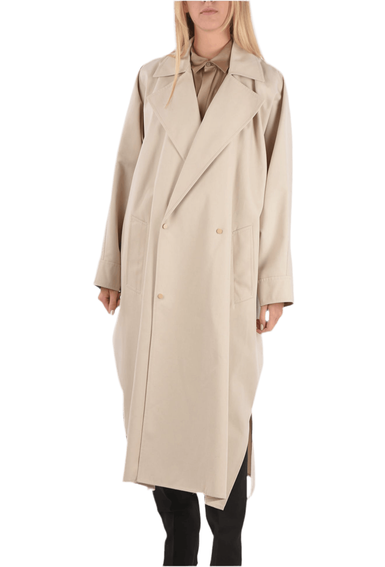 Bottega Veneta Bottega Veneta Double Breasted Night-Gown Overcoat Size XL / US 12-14 / IT 48-50 - 3 Thumbnail