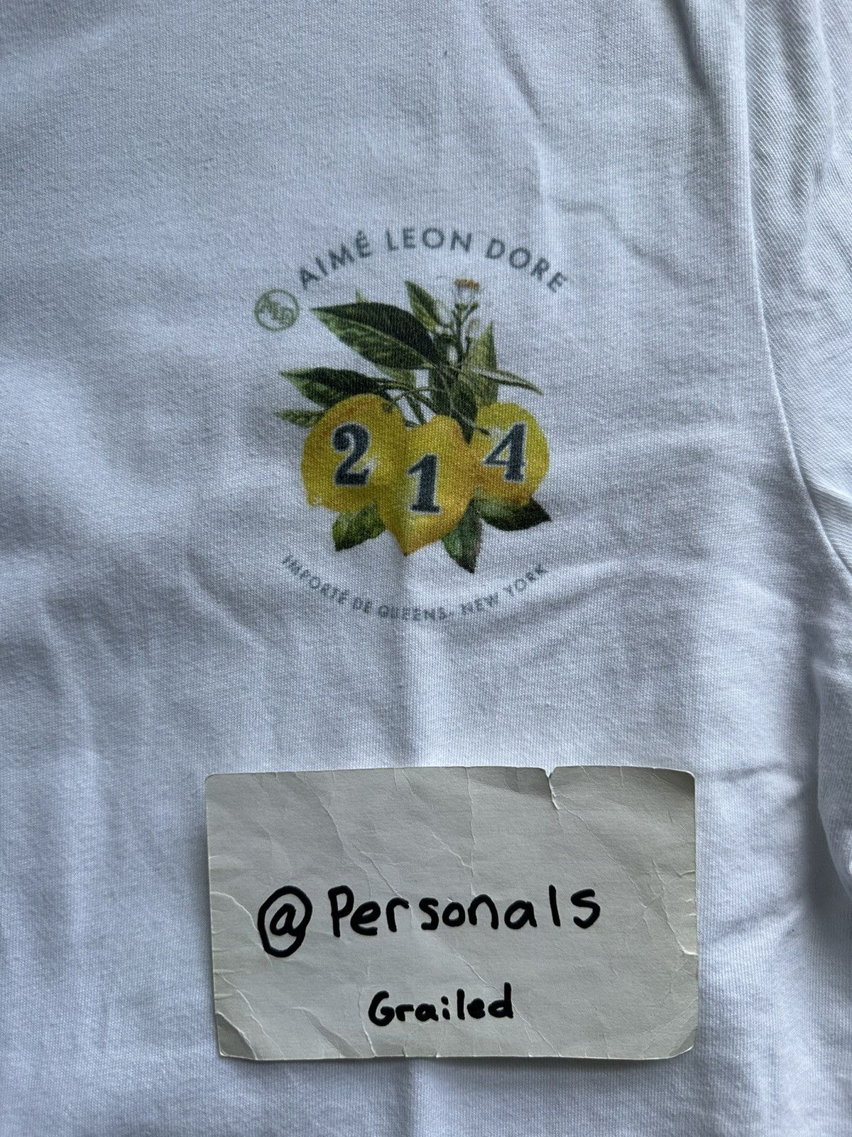 Aime Leon Dore Aime Leon Dore Lemon Tee Small Size US S / EU 44-46 / 1 - 4 Thumbnail