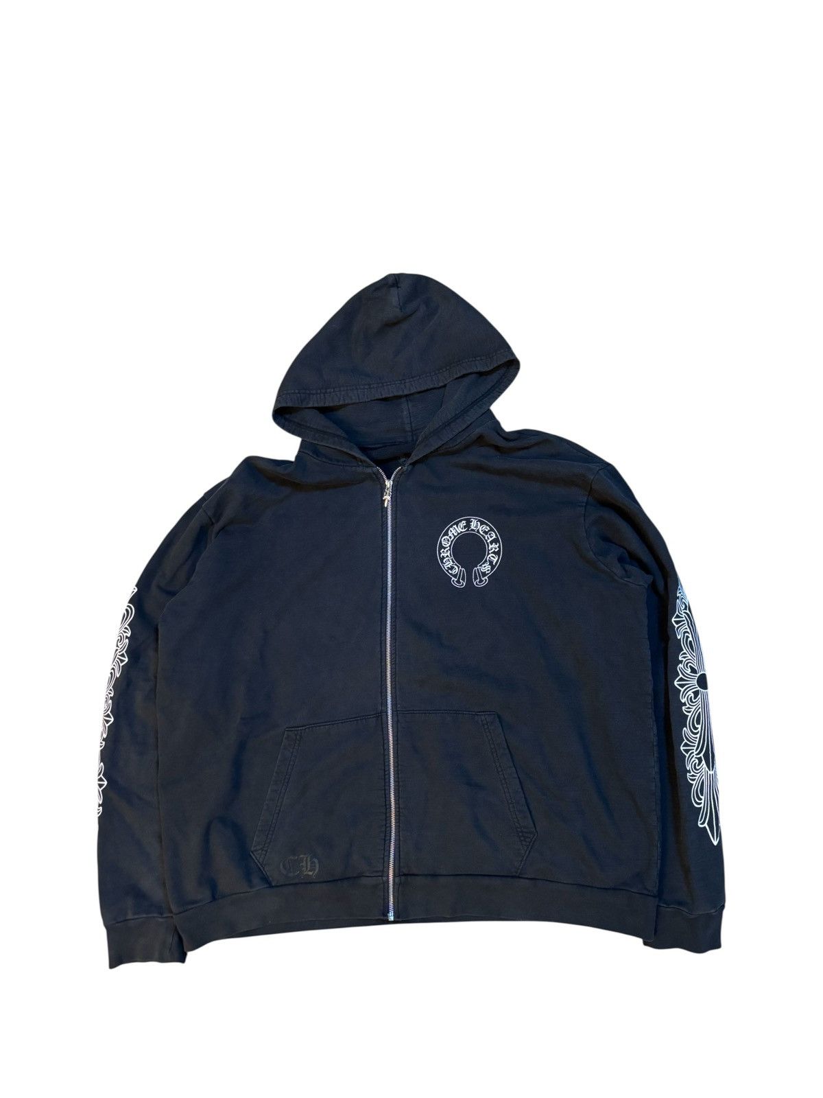 送料込【CHROME HEARTS】Horseshoe Floral Fleece Zip-Up Hoodie L1810002_1800x1800.jpg?v=