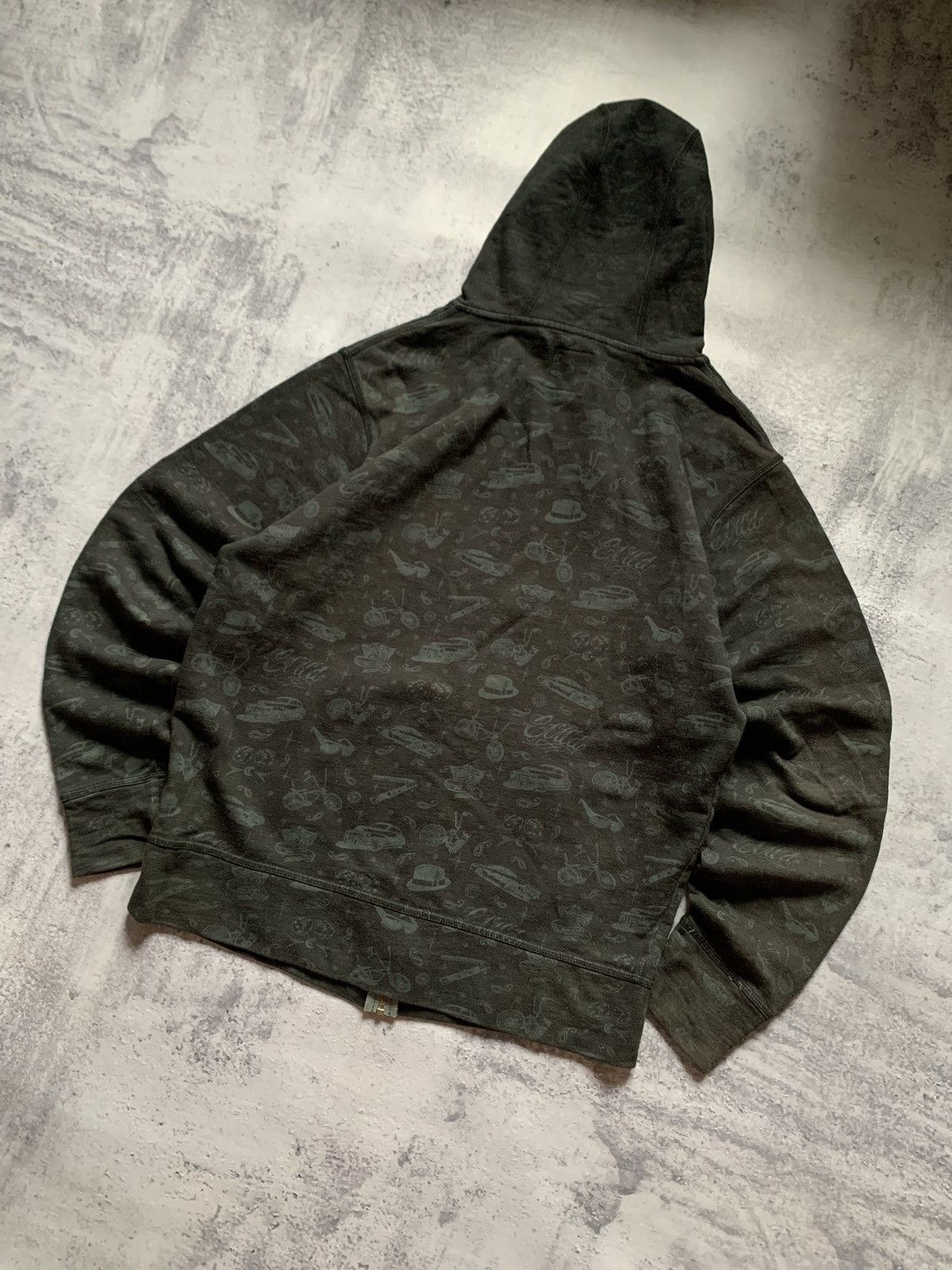 C1RCA × Hook-Ups Vintage Y2K Circa Skateboarding AOP Back Zip Hoodie Size US L / EU 52-54 / 3 - 5 Thumbnail