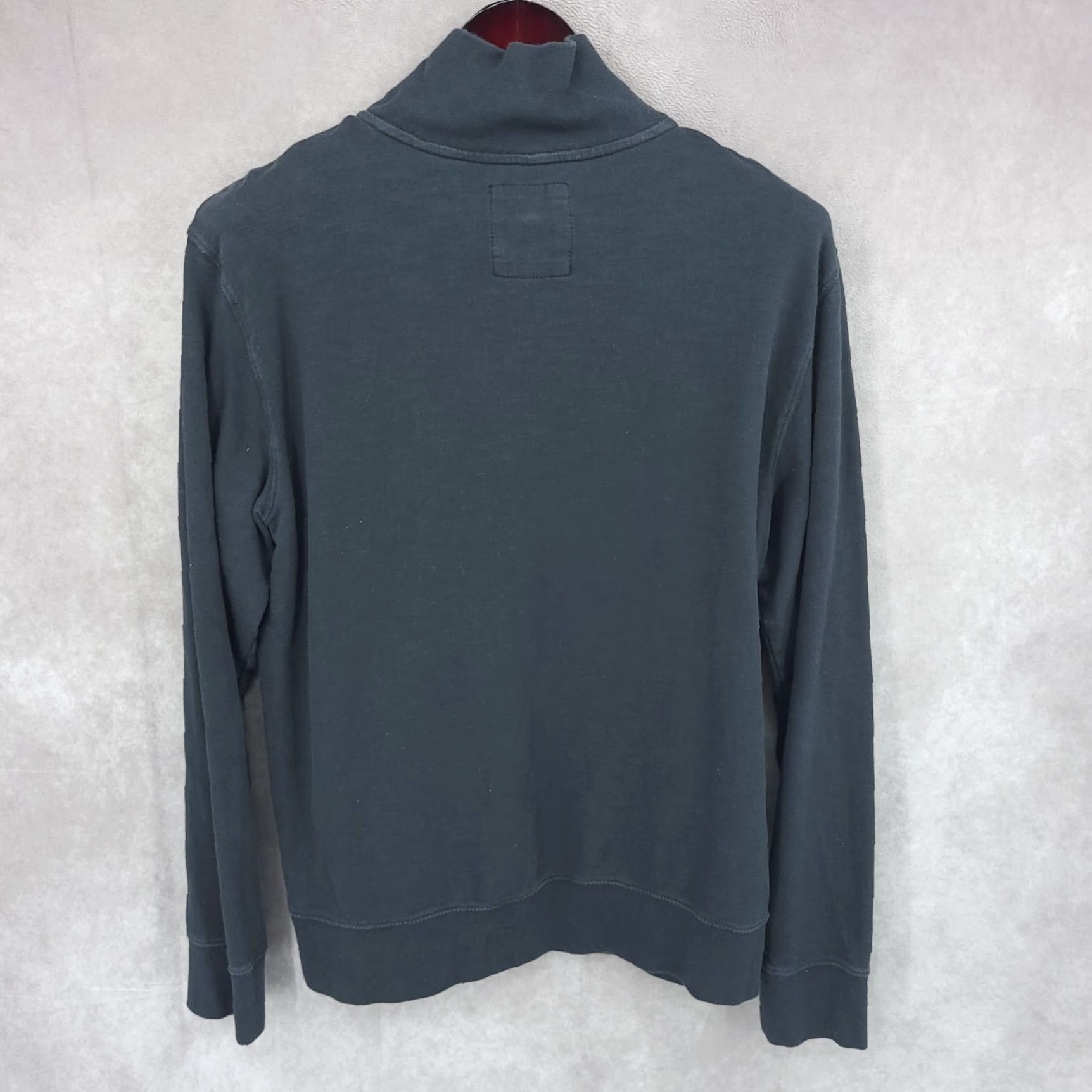 Gap Gap Sweatshirt Mens Large Blue 1/4 Zip Mock Neck Pullover Sweater Pockets Size US L / EU 52-54 / 3 - 5 Thumbnail