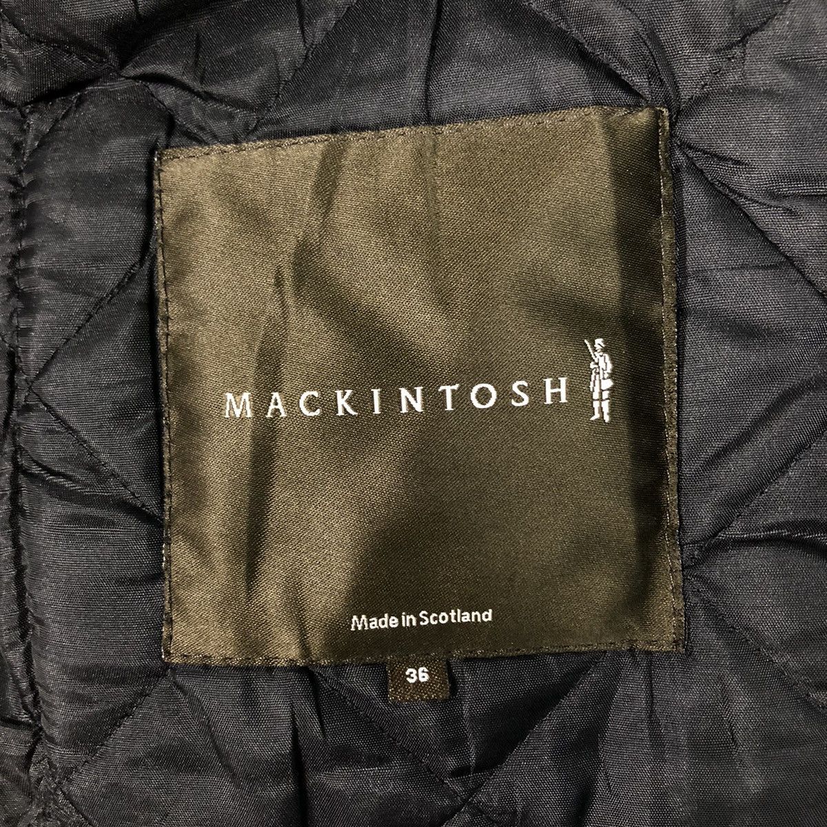 Mackintosh 📌Vintage Button Jacket Quilted Mackintosh Rich Black Size US M / EU 48-50 / 2 - 19 Thumbnail
