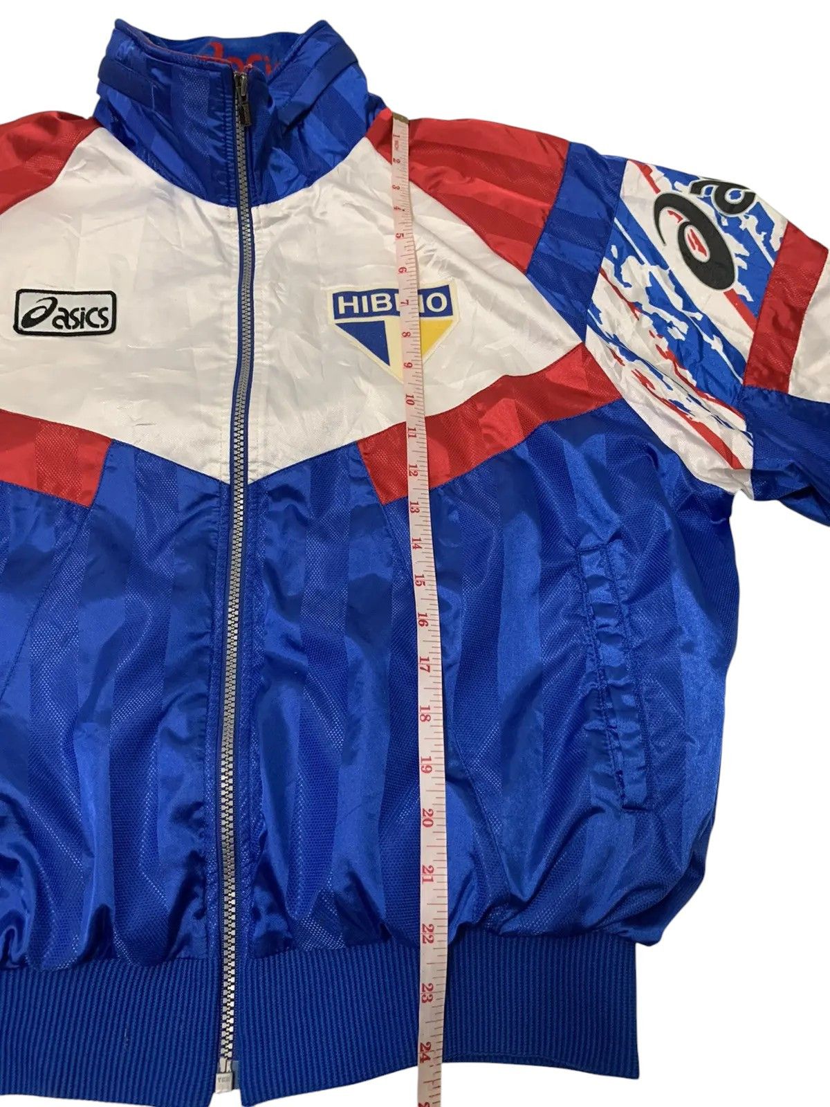 Asics Rare ASICS Japan Hibino Soccer Windbreaker Size US L / EU 52-54 / 3 - 13 Thumbnail
