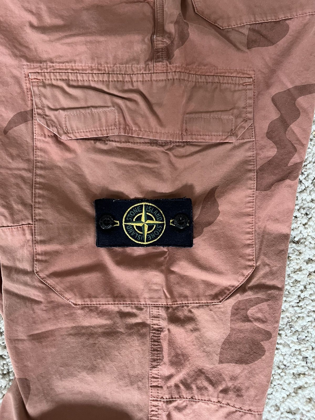 Stone Island × Supreme Stone Island Supreme Cargo Pants Size US 32 / EU 48 - 2 Thumbnail