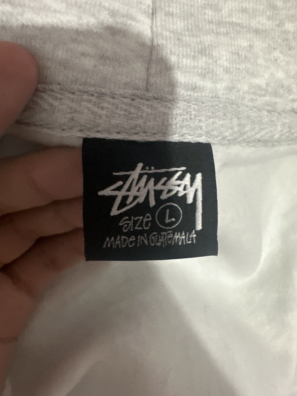 Stussy Stussy hoodie Ash leather Size L Size US L / EU 52-54 / 3 - 6 Thumbnail