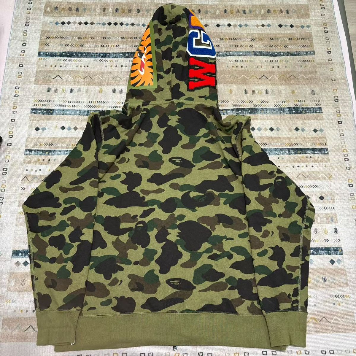 Bape BAPE CAMO DOUBLE HEAD SHARK FULL ZIP HOODIE Size US XL / EU 56 / 4 - 2 Thumbnail
