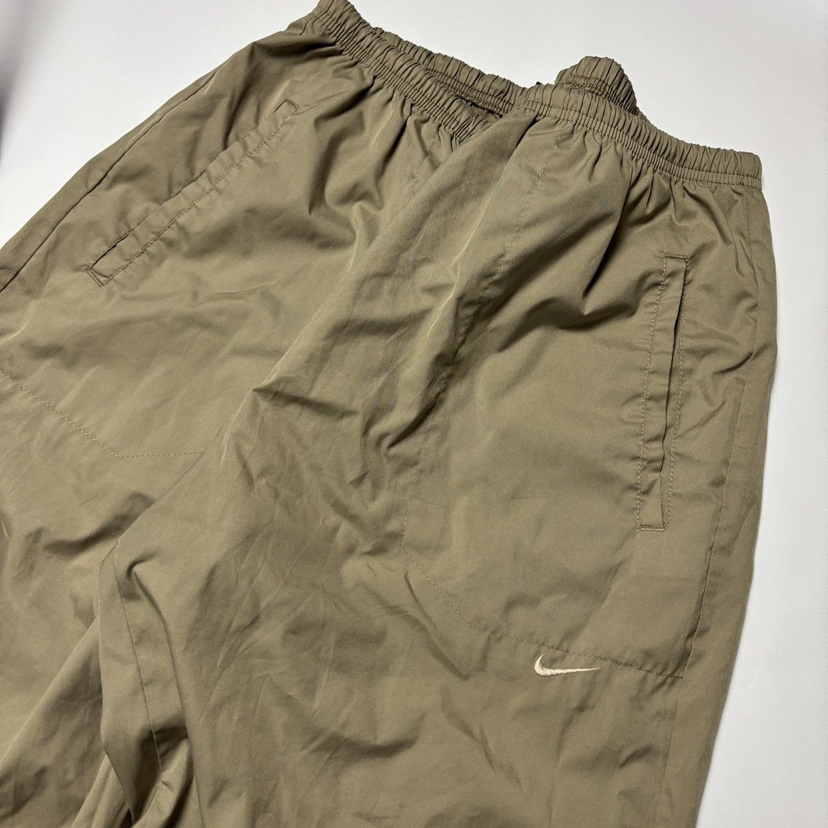 Nike × Vintage CRAZY VINTAGE NYLON NIKE TRACK PANTS Size US 32 / EU 48 - 2 Thumbnail