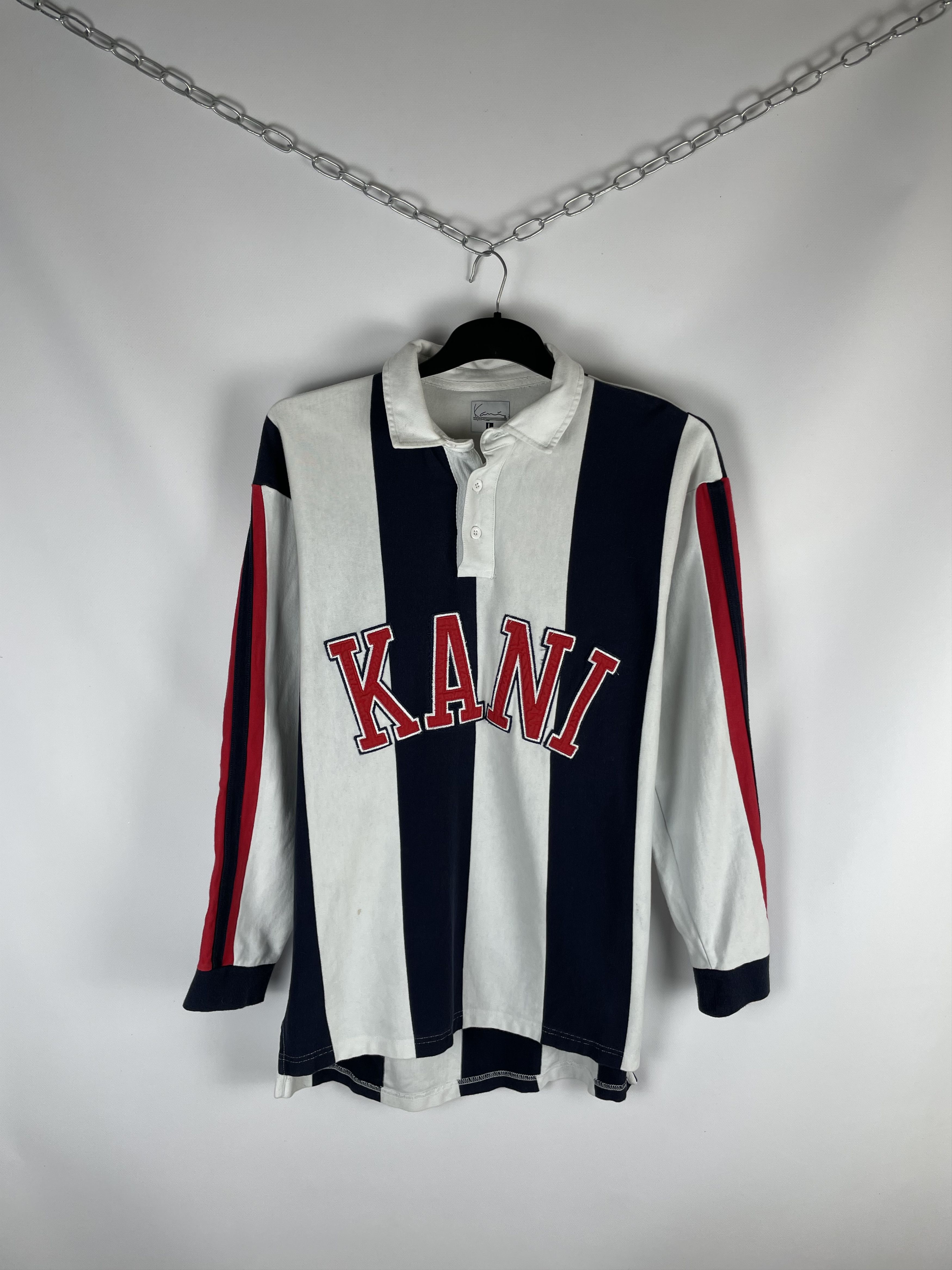 Karl Kani Karl Kani Rugby Polo Long Sleeve Size US L / EU 52-54 / 3 - 1 Thumbnail