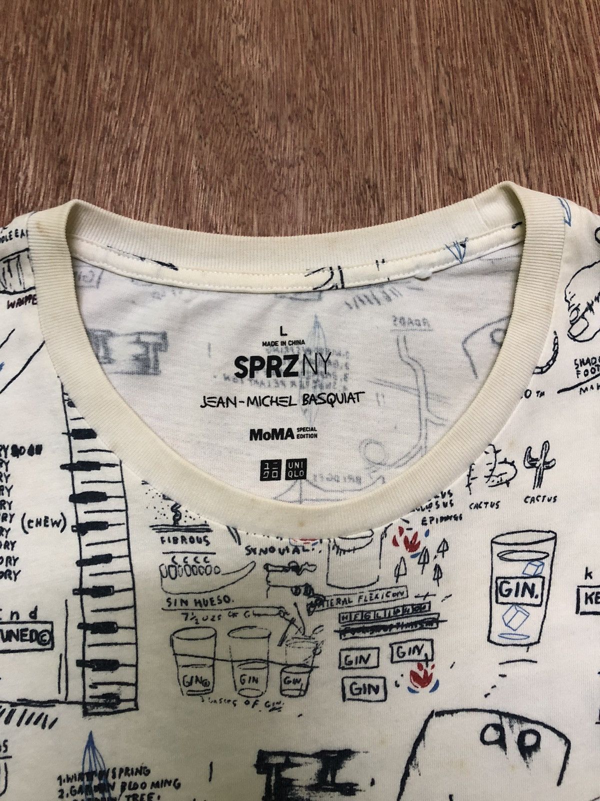 Jean-Michel Basquiat Jean Michel Basquiat X Uniqlo T-Shirt Size US L / EU 52-54 / 3 - 5 Thumbnail