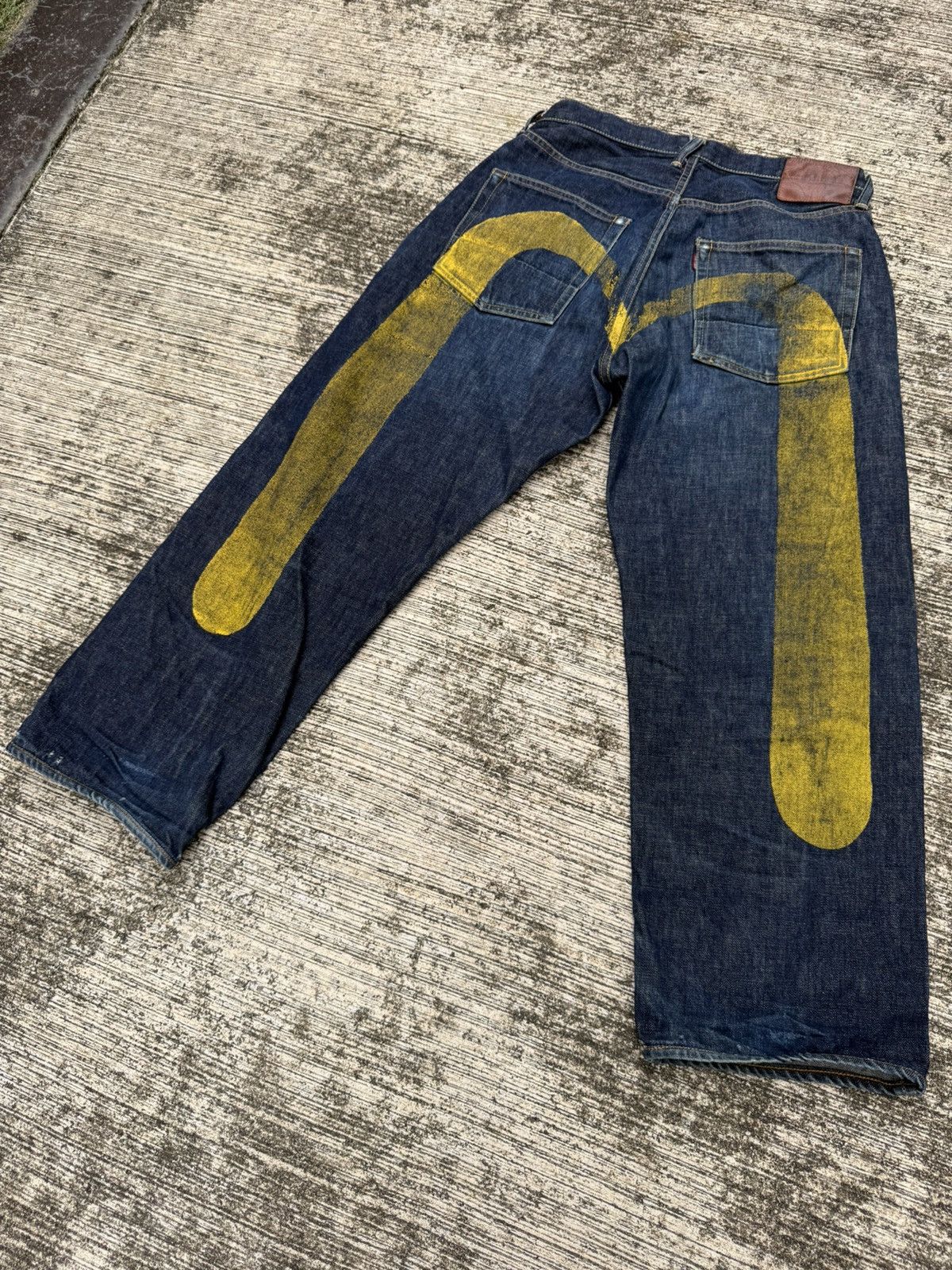 Evisu Evisu Japan Lot 2001 Selvedge Jeans Yellow Seagull Arcuate Size US 32 / EU 48 - 4 Thumbnail