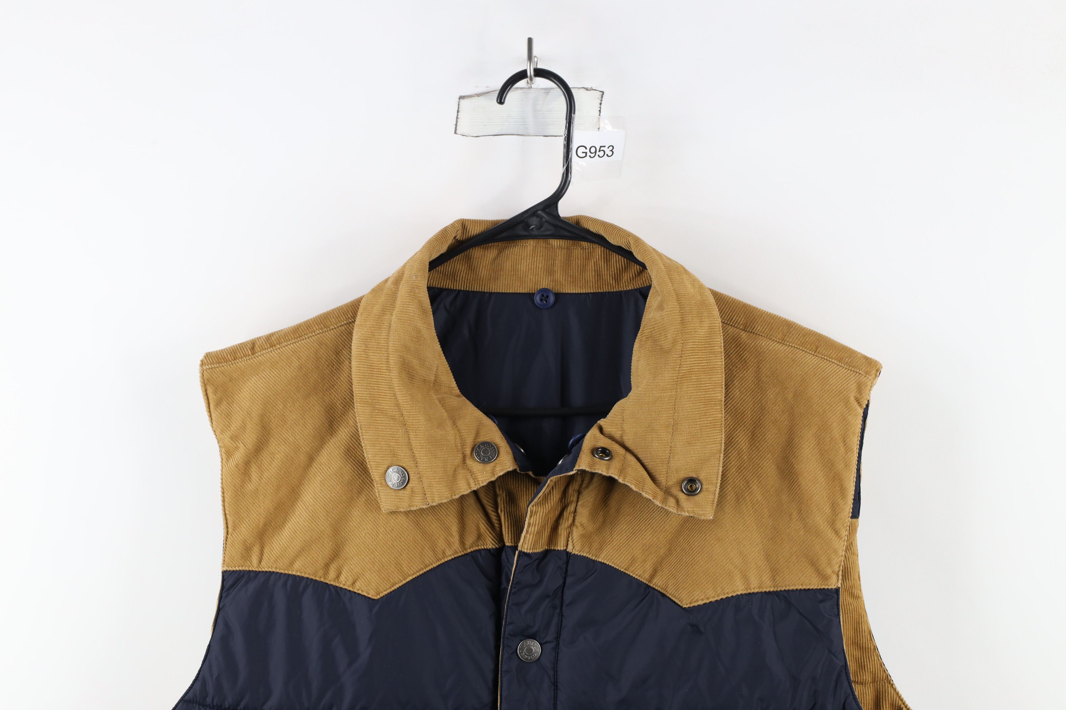 Nautica × Vintage Vintage 90s Nautica Reversible Corduroy Puffer Vest Jacket Size US XL / EU 56 / 4 - 2 Thumbnail