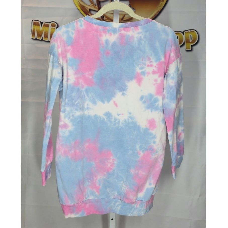 Paradise Paradise USA Tie Dye Sweatshirt Dress Lycra Long Sleeve M Size M / US 6-8 / IT 42-44 - 4 Thumbnail
