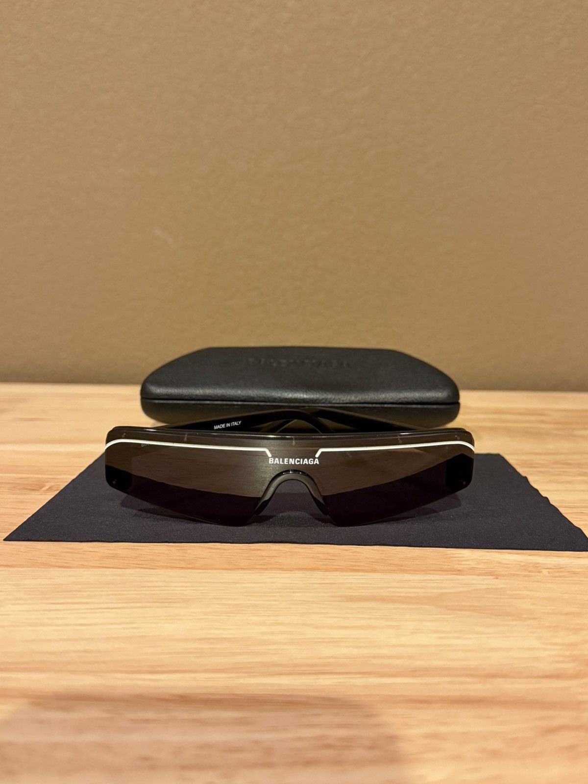 Balenciaga Eyewear Ski Rectangular Frame Sunglasses