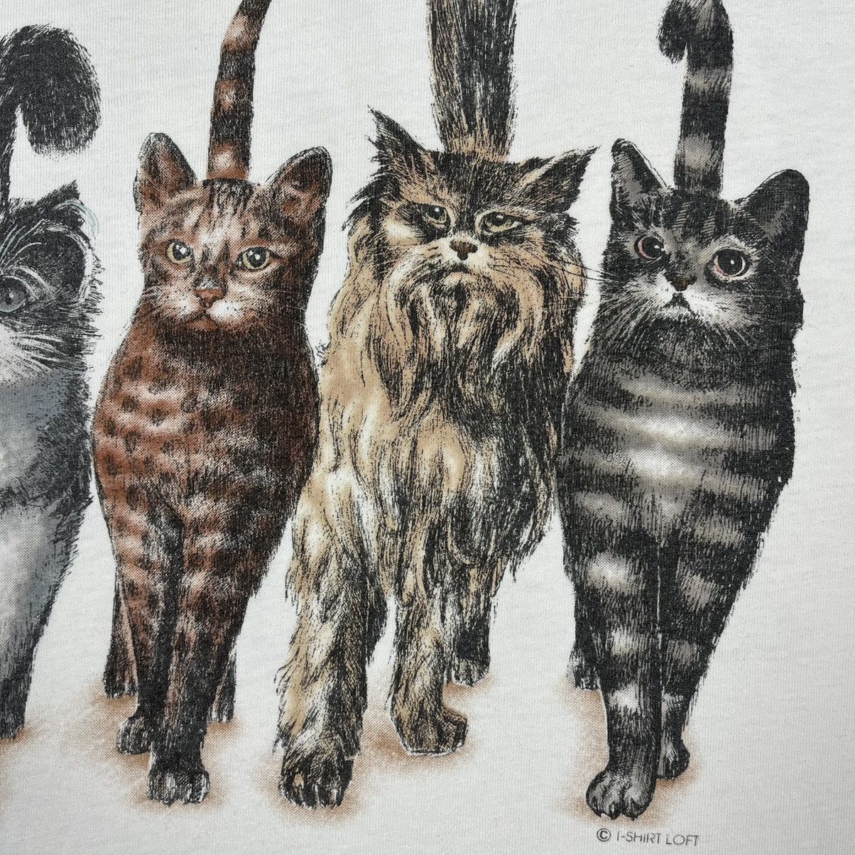 Vintage Vintage Cat’s humor cute graphic tee 90’s Size US L / EU 52-54 / 3 - 5 Thumbnail