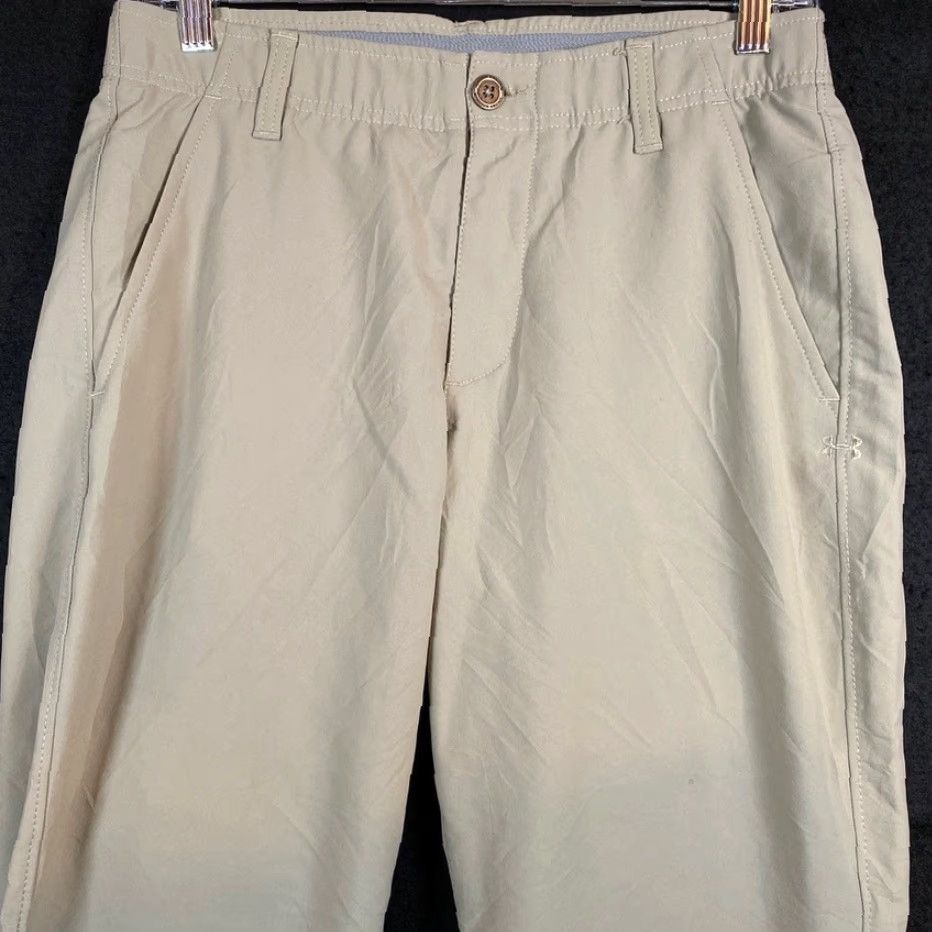 Under Armour Under Armour Mens Pants Tan Hiking Rain Gorpcore Straight Leg Stretch 30x30 Size US 30 / EU 46 - 2 Thumbnail