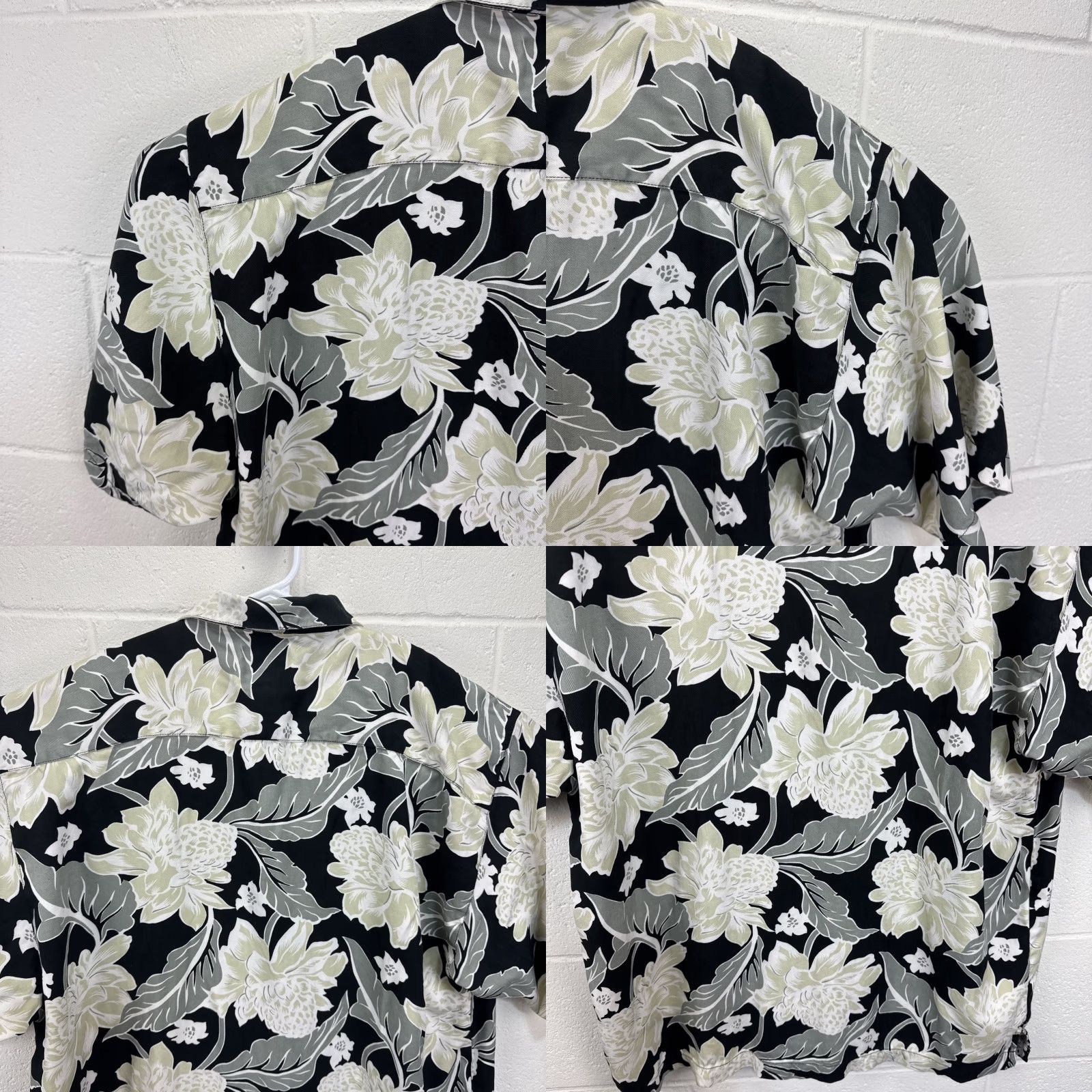Tommy Bahama Tommy Bahama Floral Silk Button-Down Camp Shirt Mens Large Multicolor Hawaiian Beach Size US L / EU 52-54 / 3 - 9 Thumbnail
